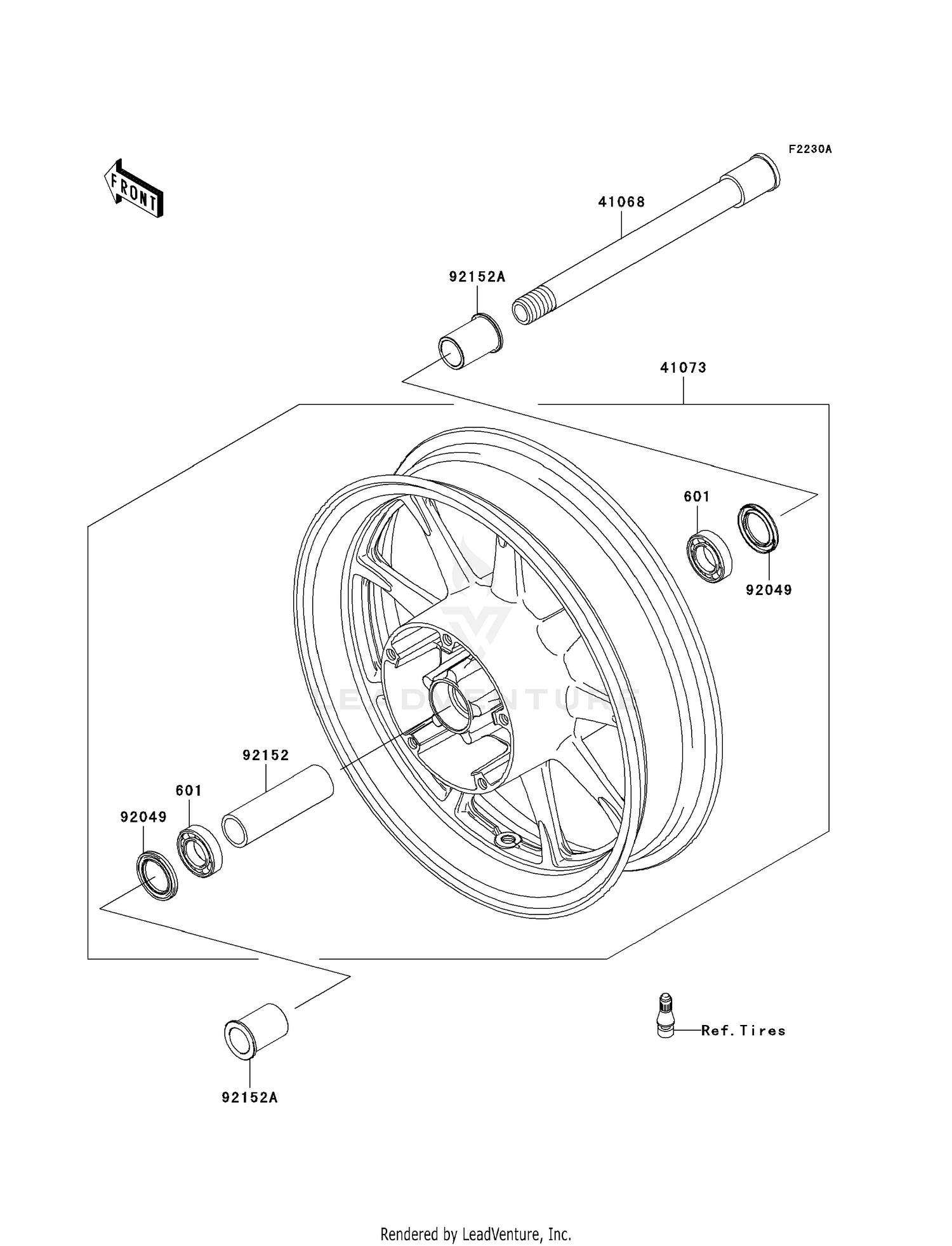 FRONT WHEEL (EBF/ECF)