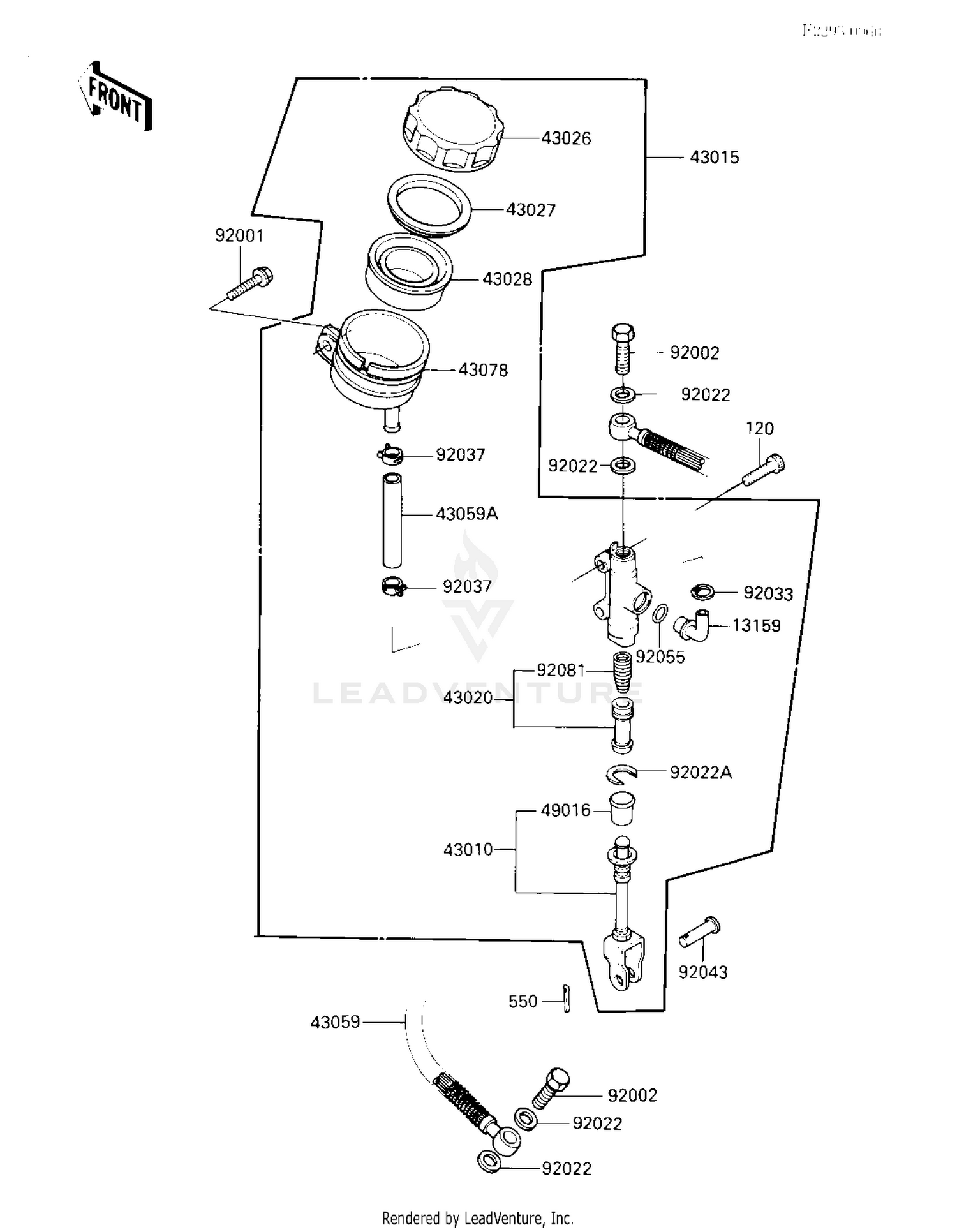 REAR MASTER CYLINDER