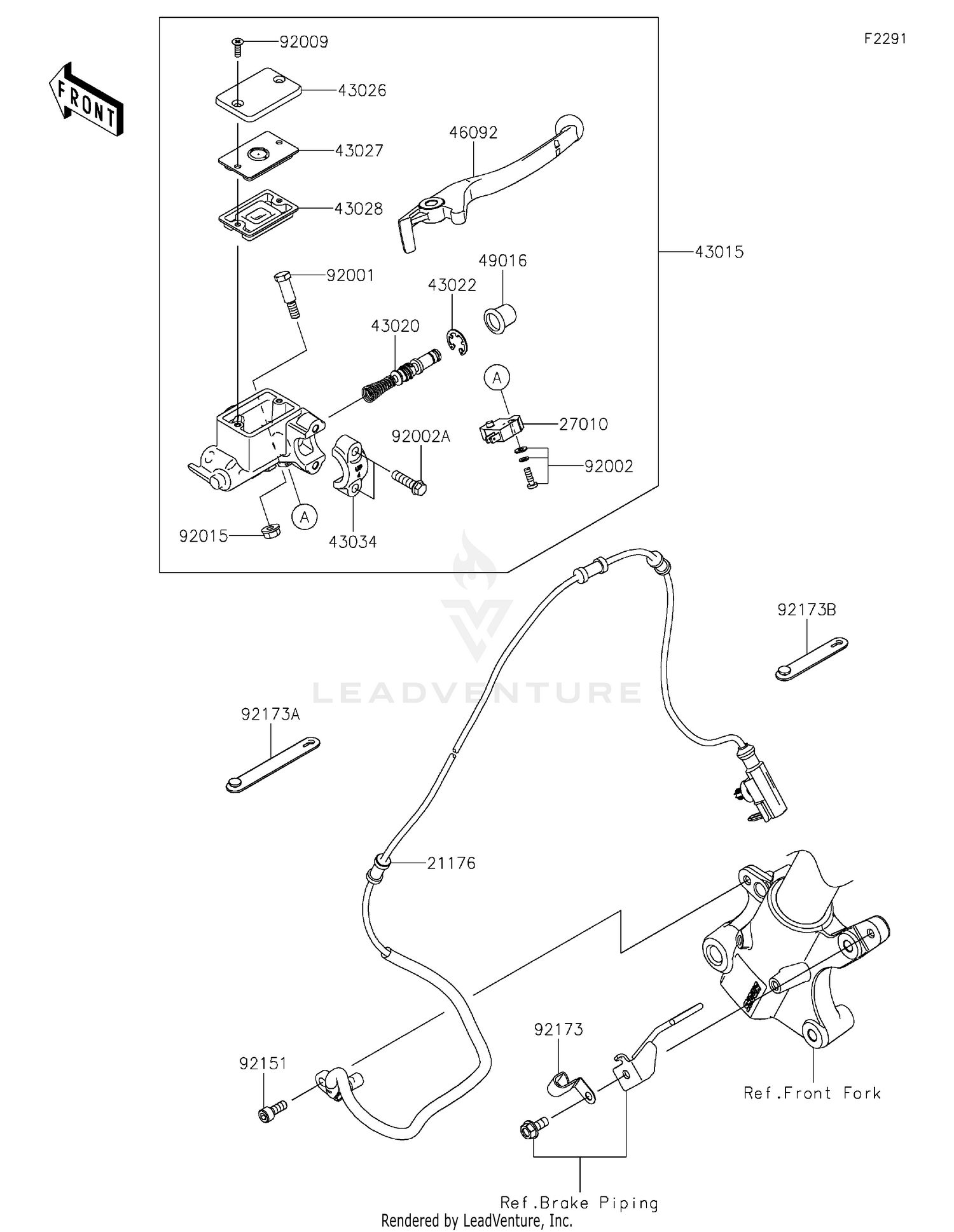 Front Master Cylinder