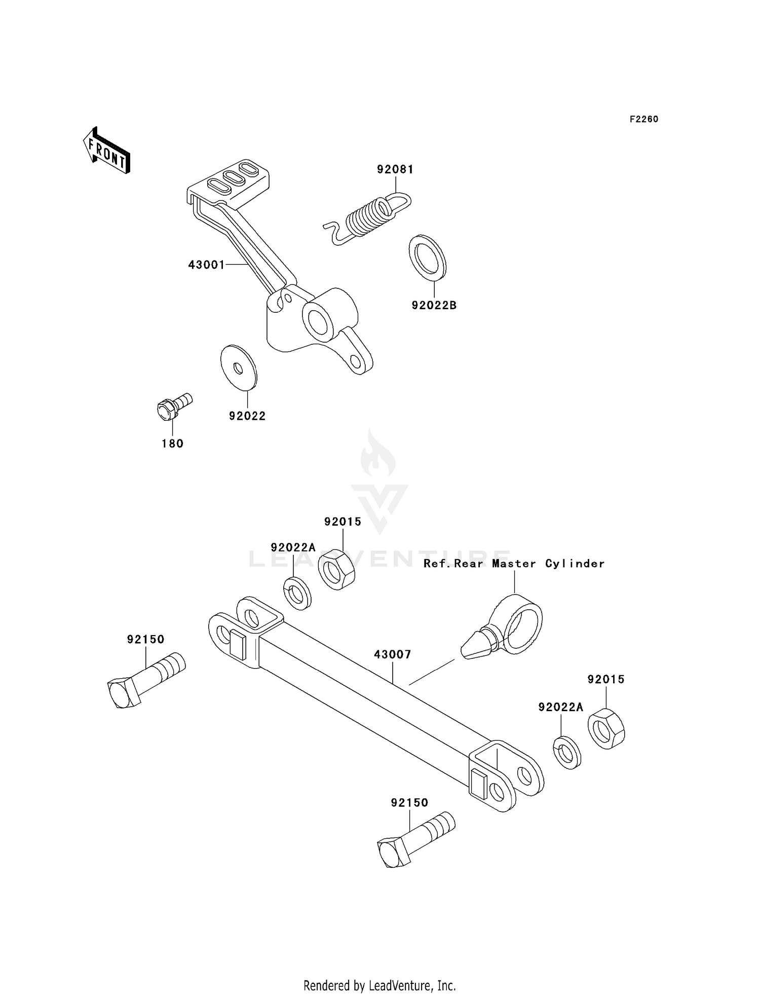 BRAKE PEDAL/TORQUE LINK