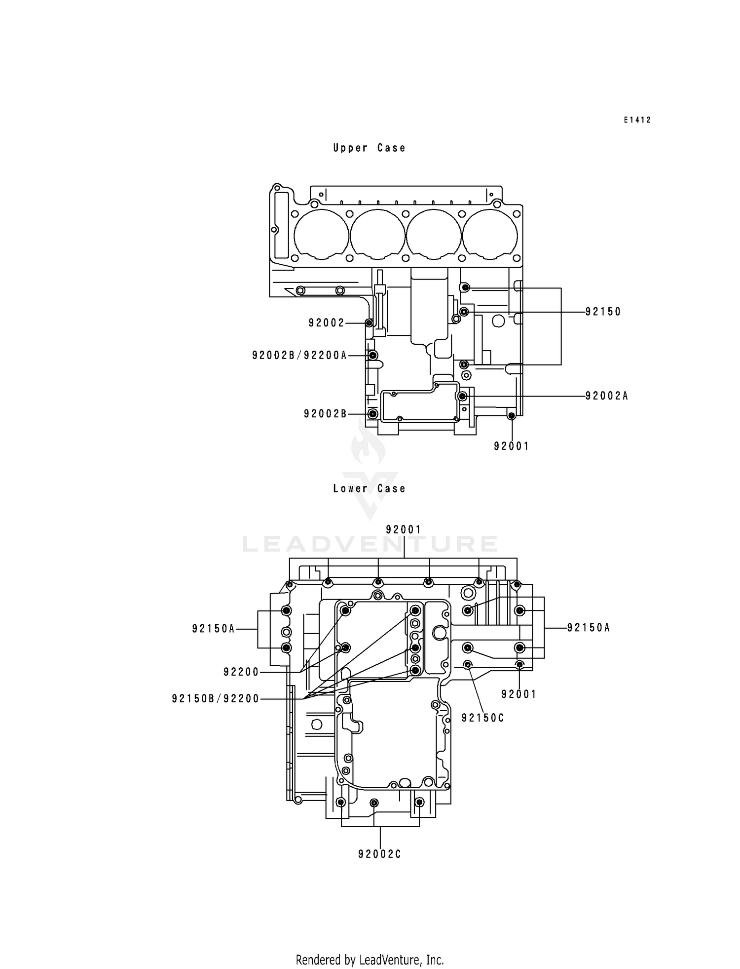 CRANKCASE BOLT PATTERN
