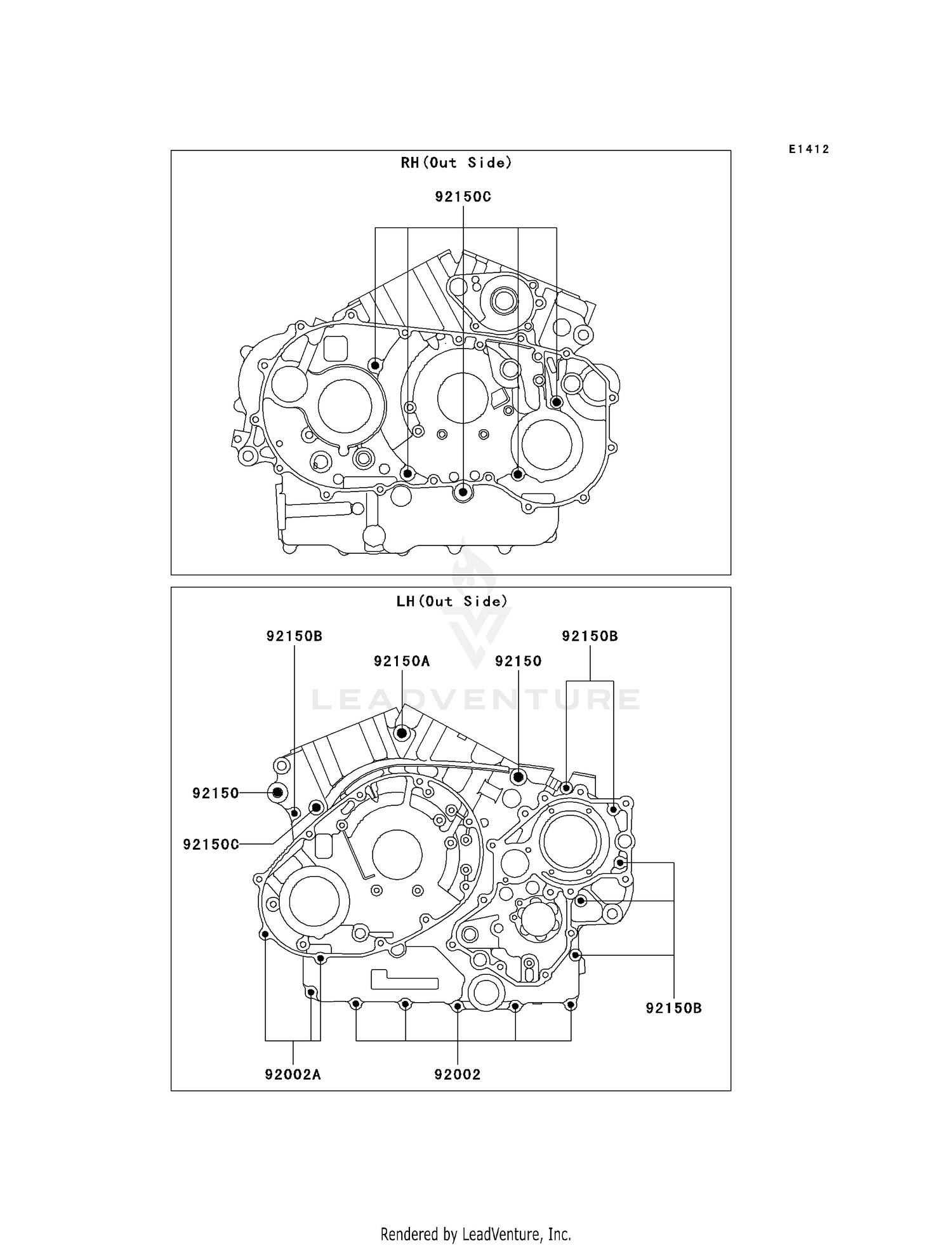 CRANKCASE BOLT PATTERN