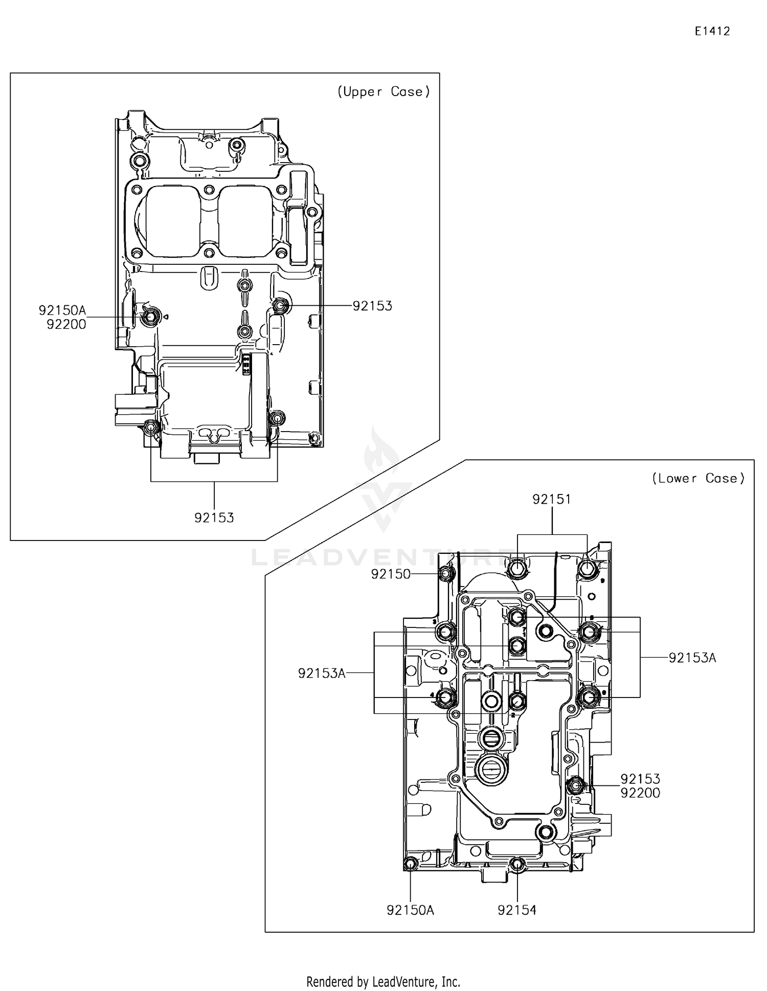 Crankcase Bolt Pattern(-EX300AEA99329)