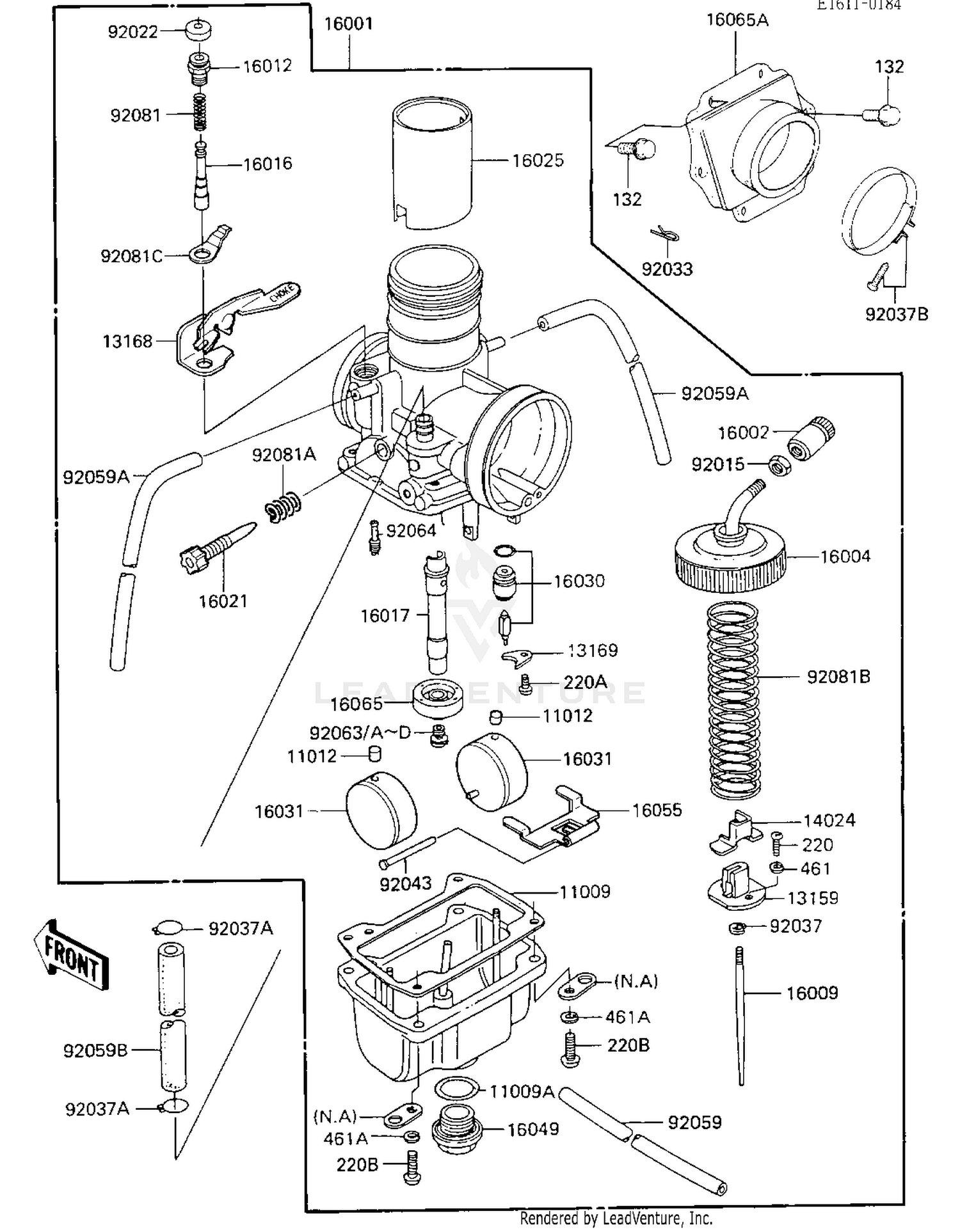 CARBURETOR ('84 A1)