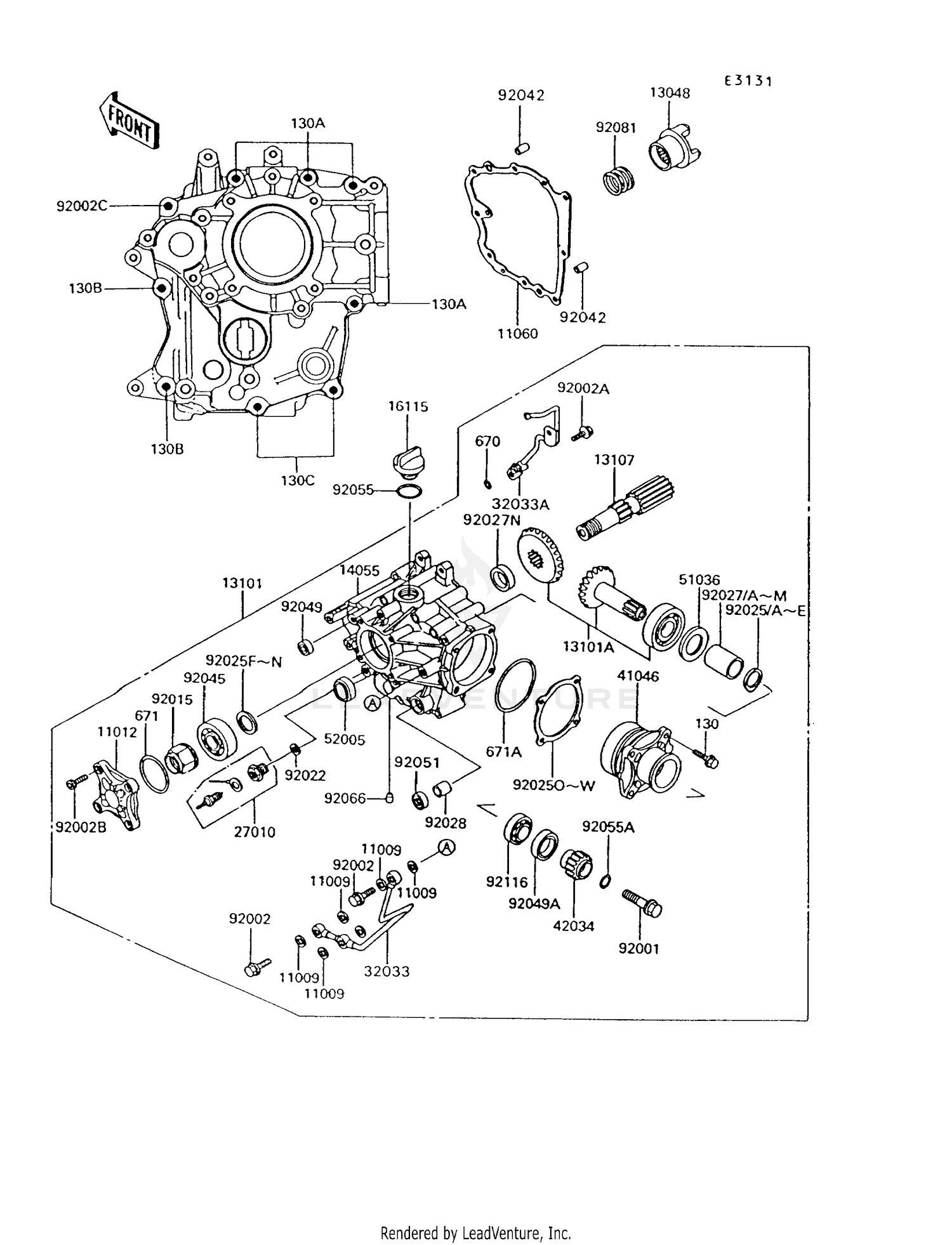 FRONT BEVEL GEAR