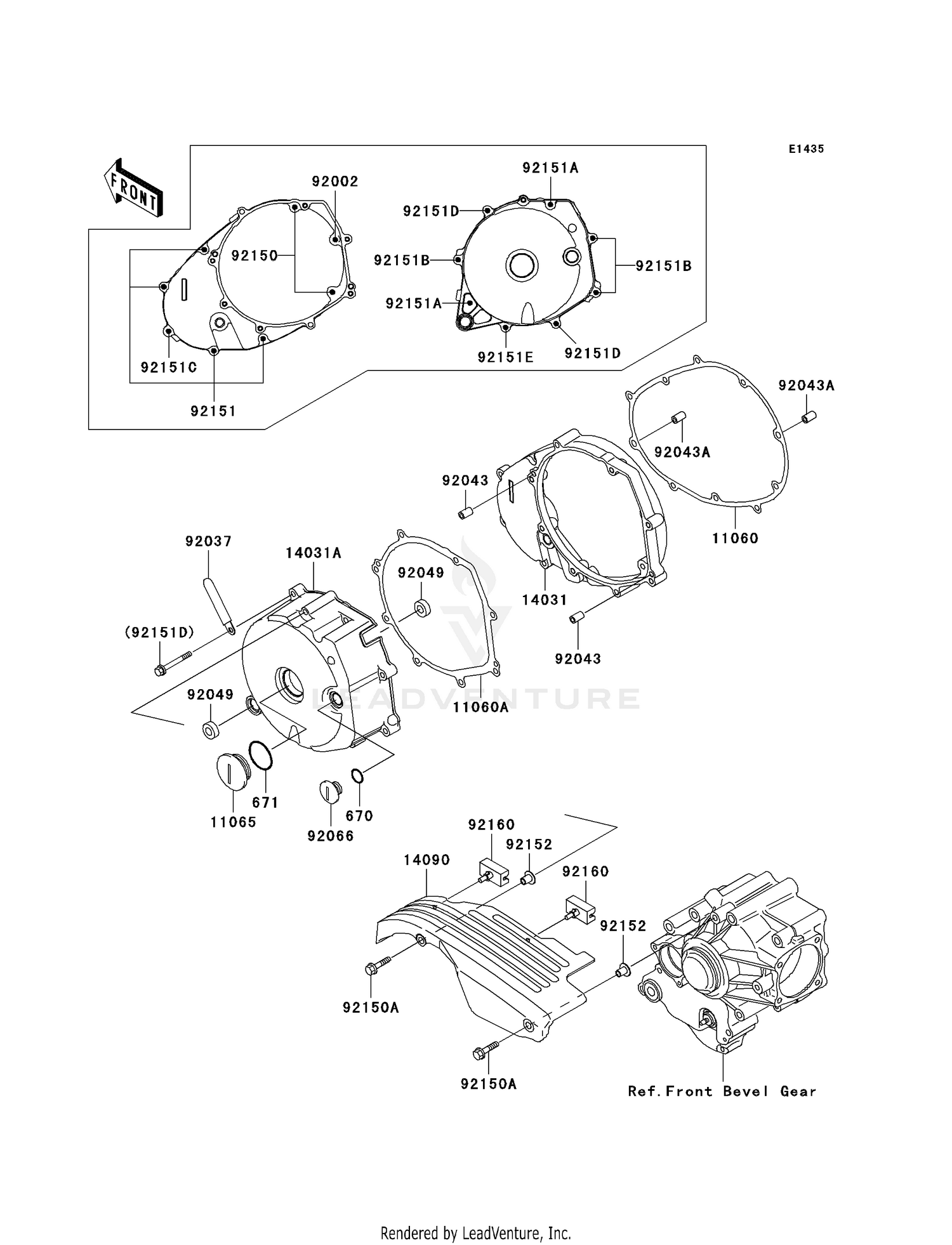 LEFT ENGINE COVER(S)