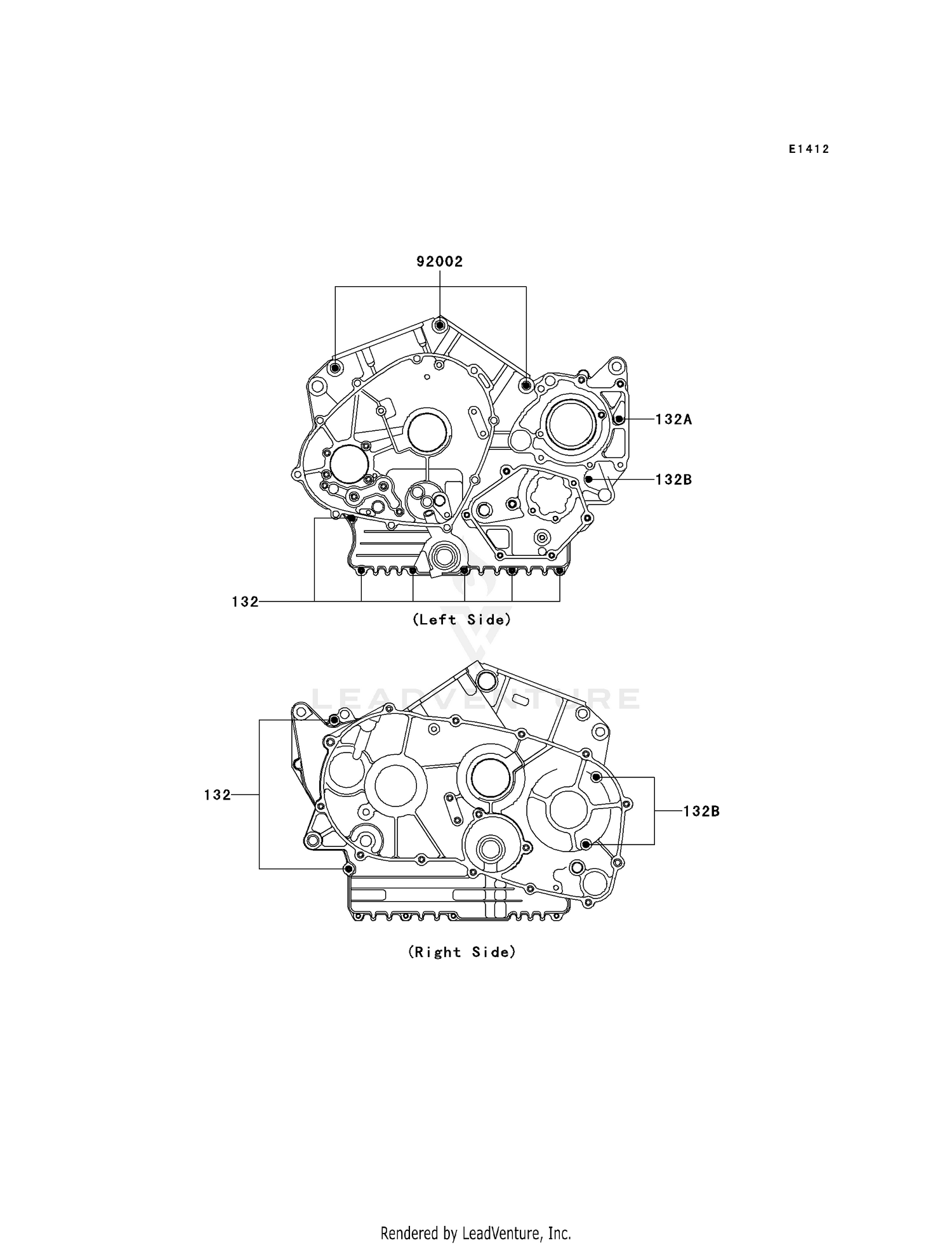 CRANKCASE BOLT PATTERN