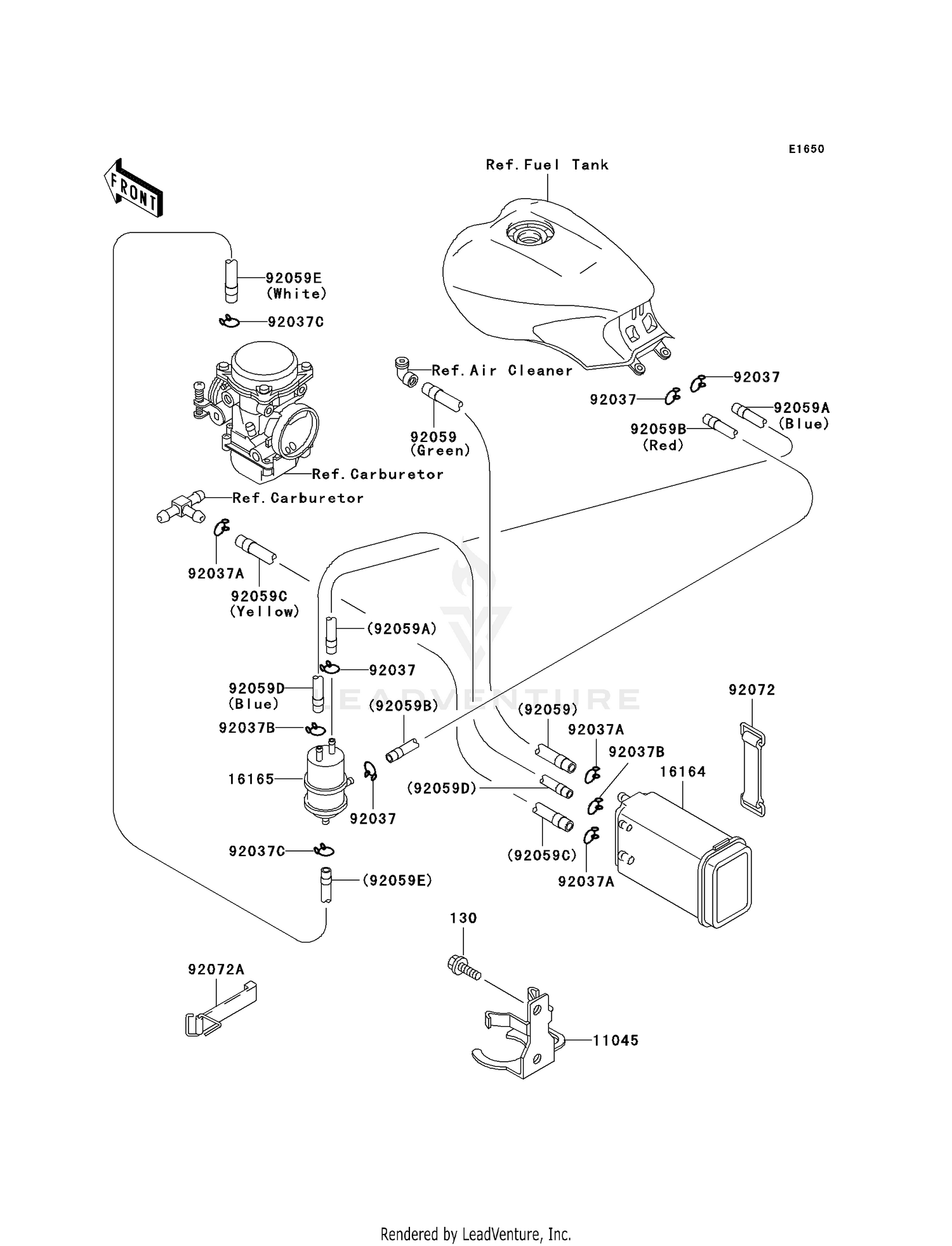FUEL EVAPORATIVE SYSTEM (CA)