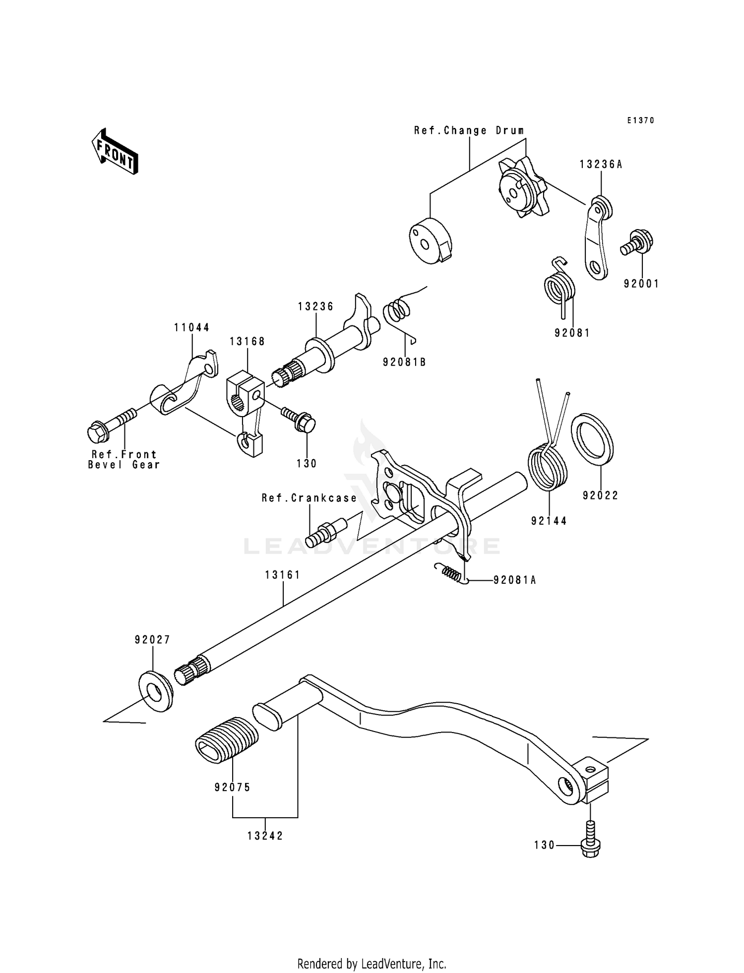 GEAR CHANGE MECHANISM