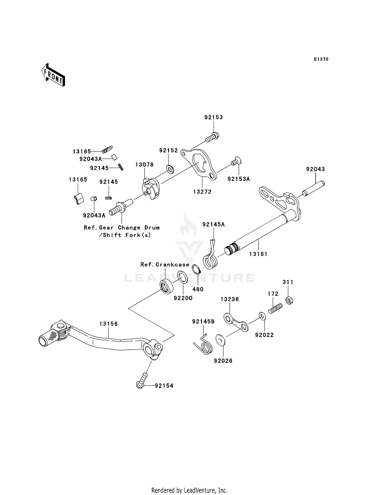 GEAR CHANGE MECHANISM