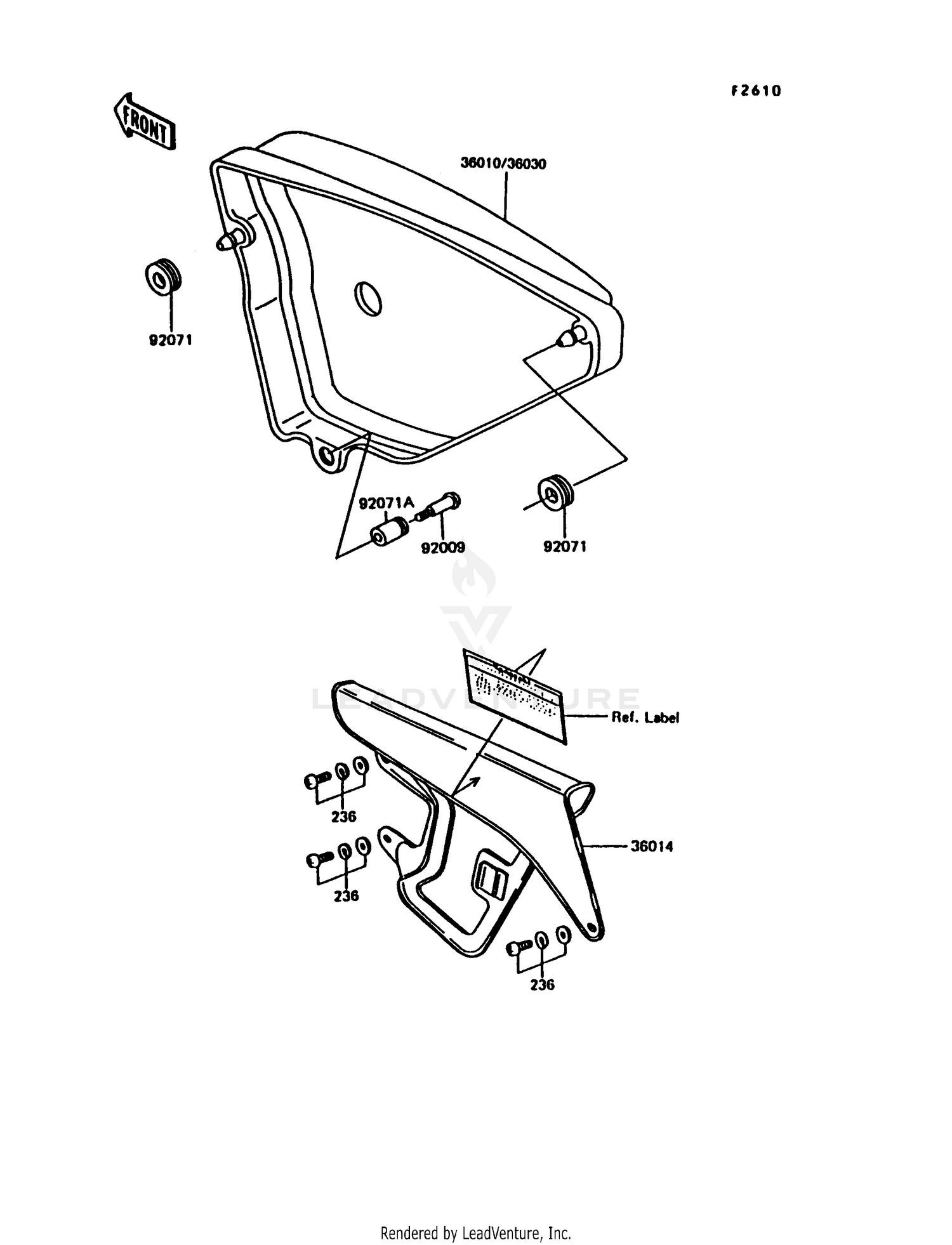 SIDE COVERS/CHAIN COVER