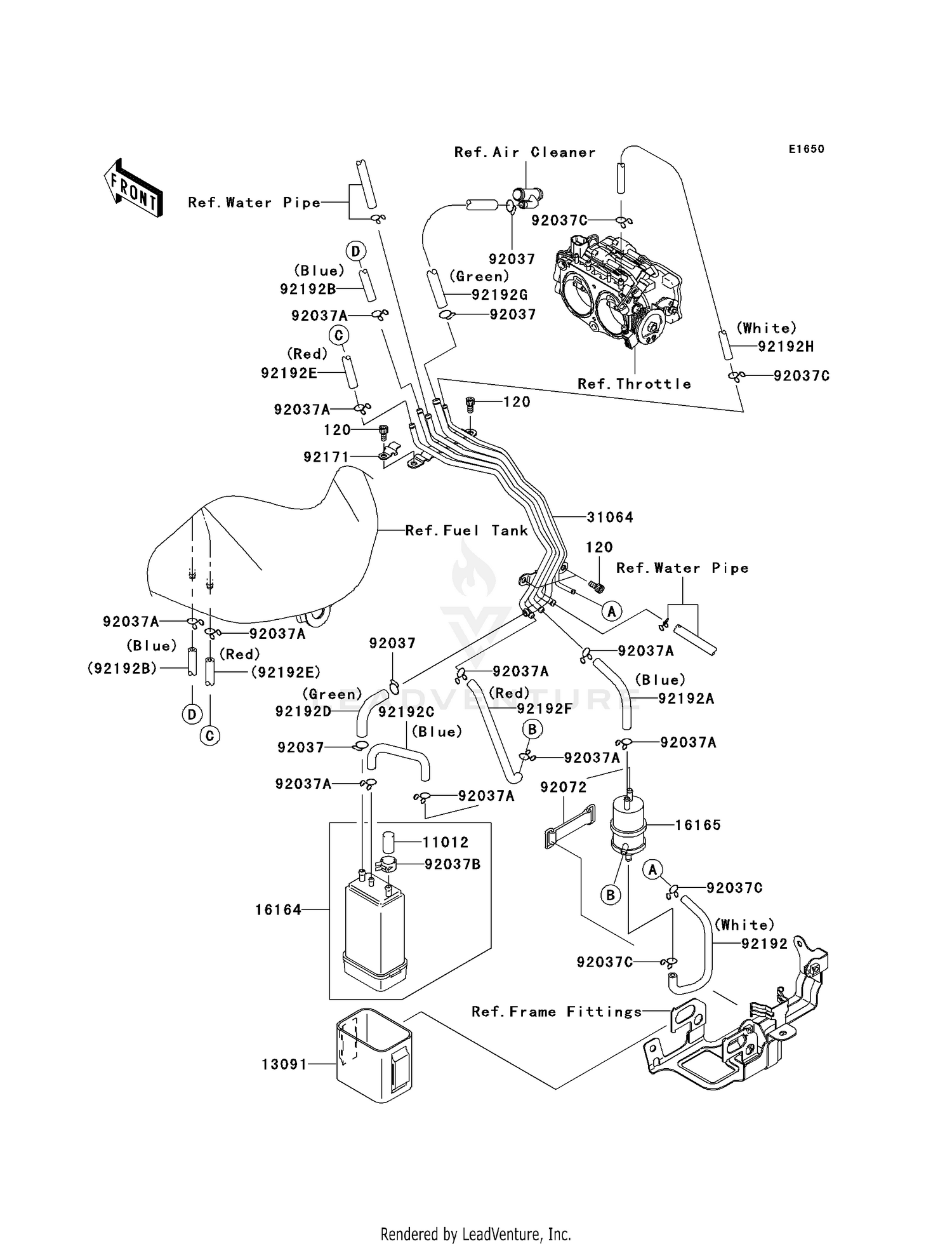 FUEL EVAPORATIVE SYSTEM (CA)
