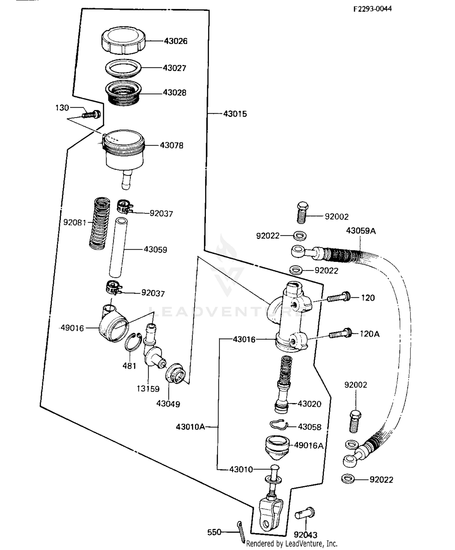 REAR MASTER CYLINDER
