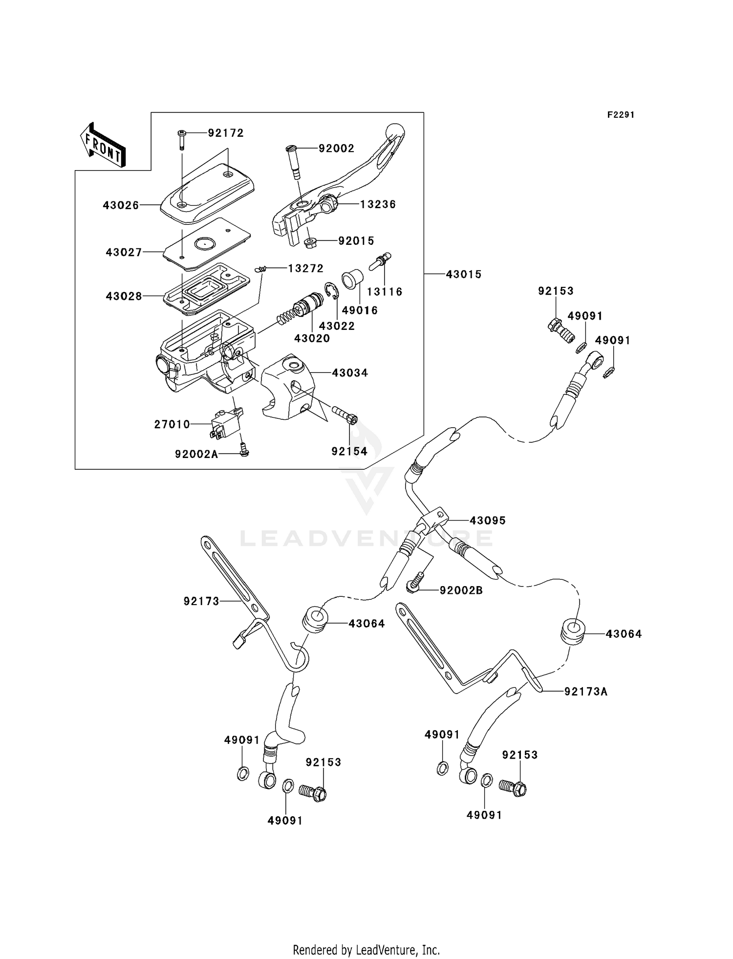 FRONT MASTER CYLINDER