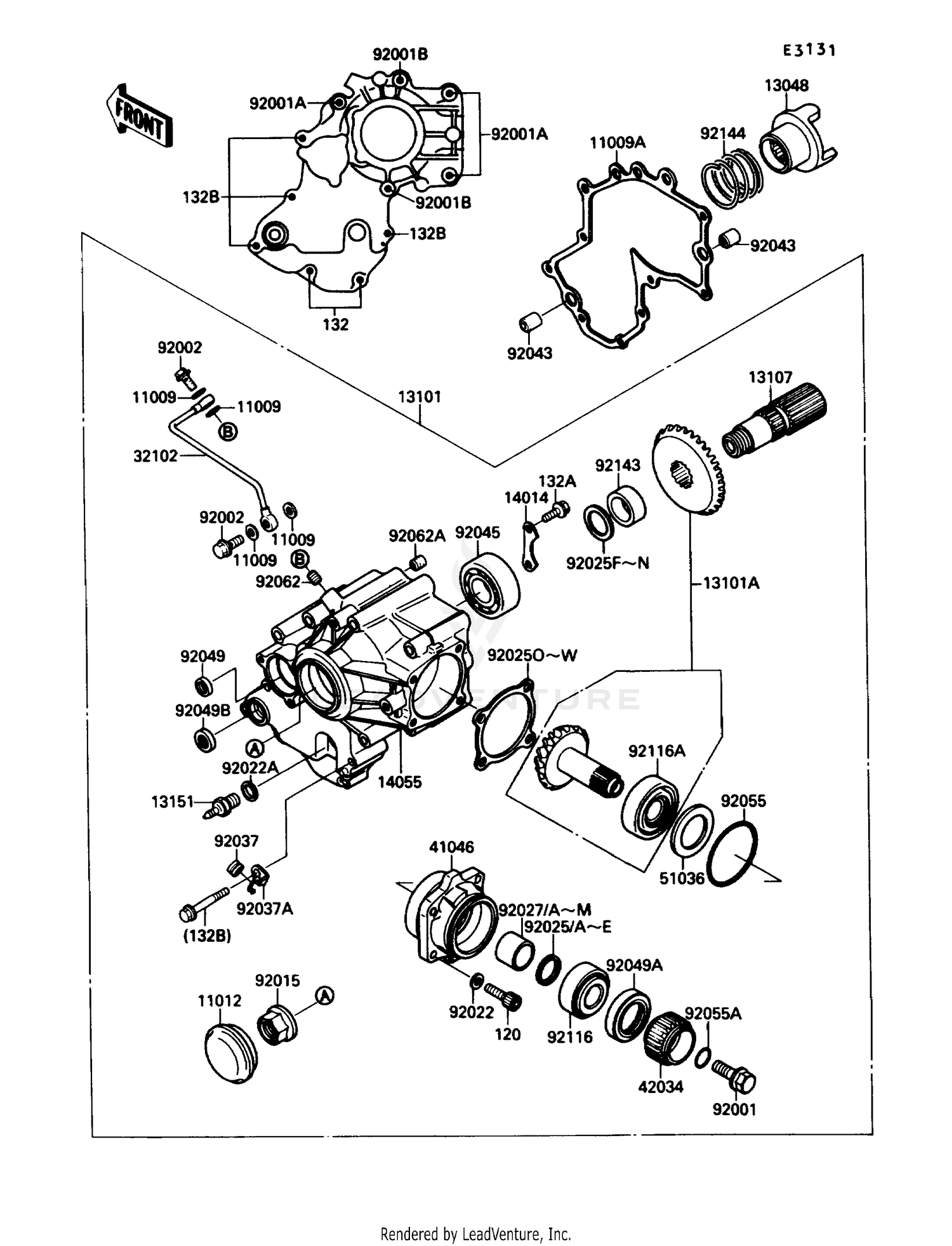 FRONT BEVEL GEAR