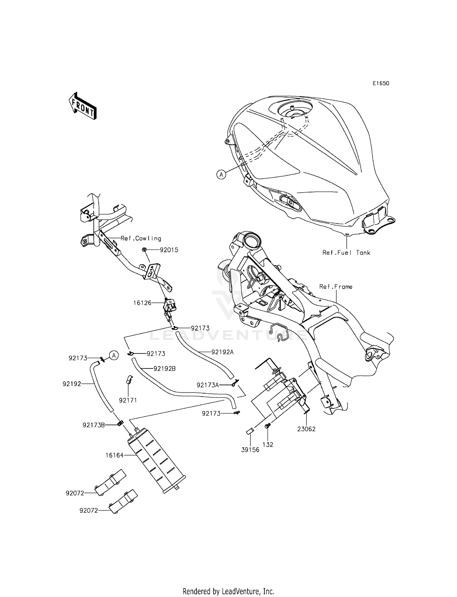 FUEL EVAPORATIVE SYSTEM (CA)