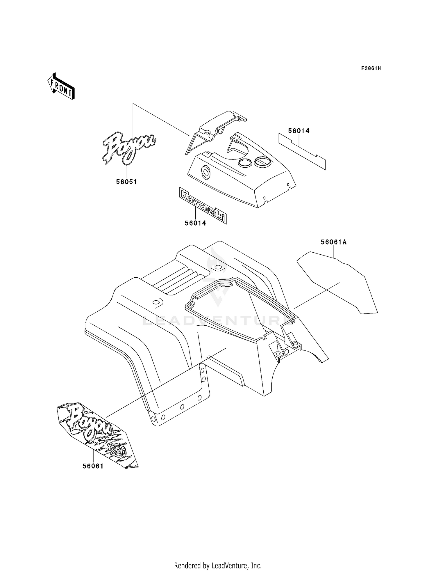 DECALS (RED)(KLF220-A9)
