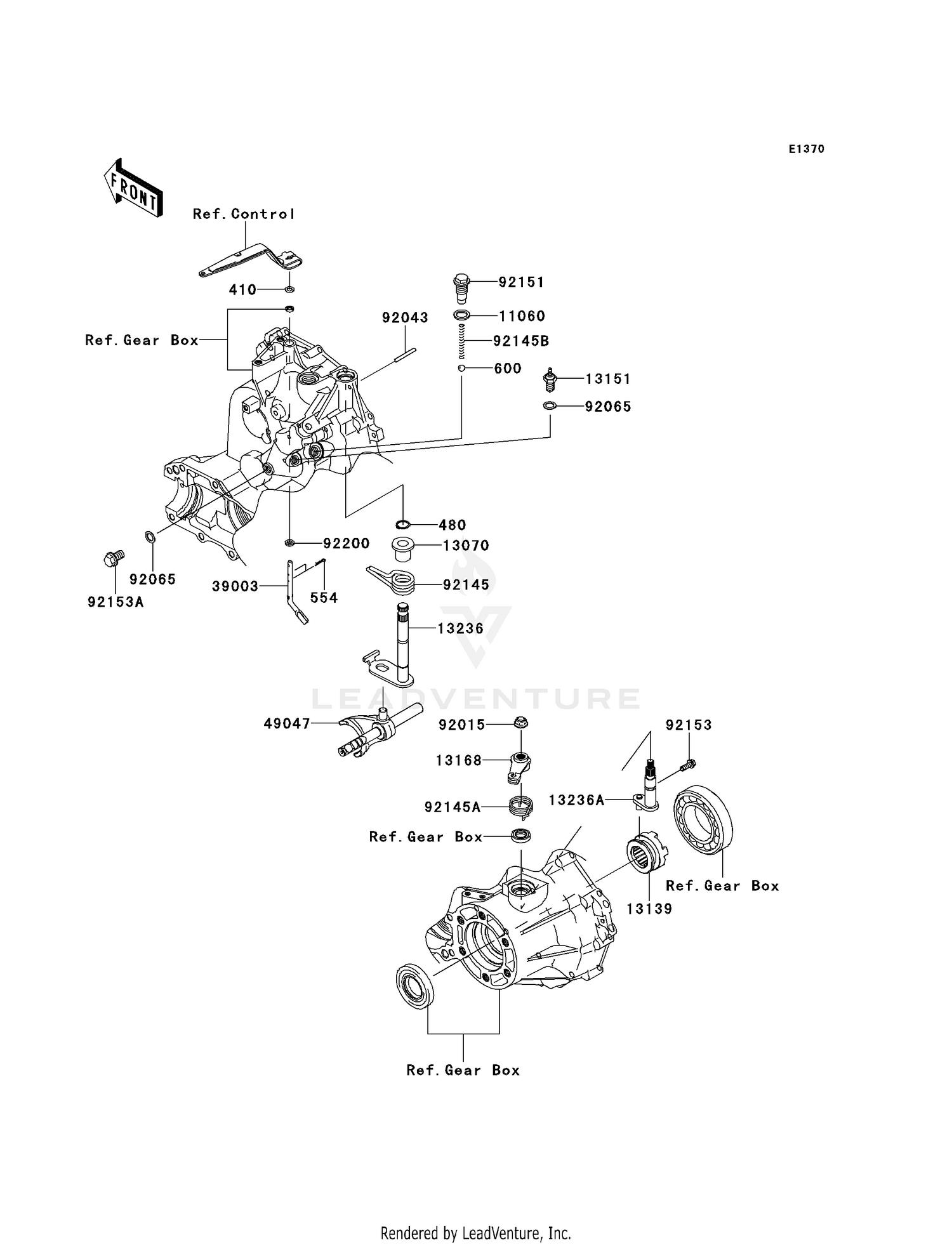 GEAR CHANGE MECHANISM