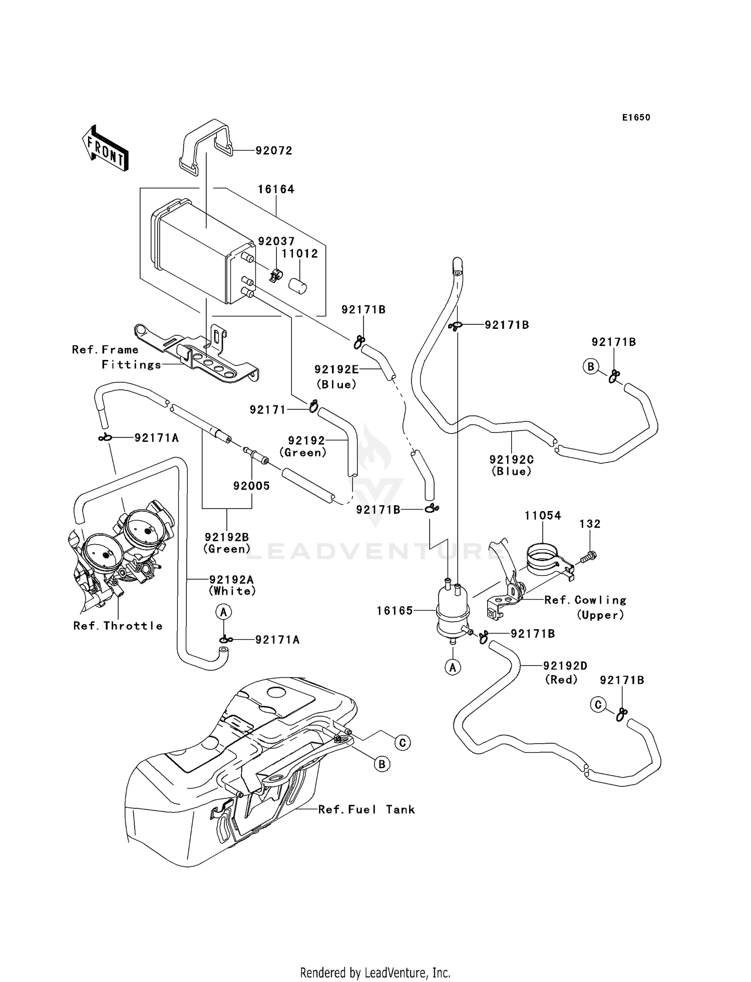 FUEL EVAPORATIVE SYSTEM (CA)
