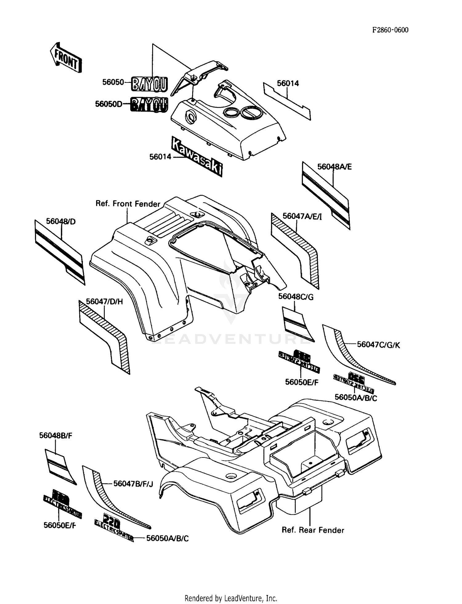 DECAL (KLF220-A1/A2)