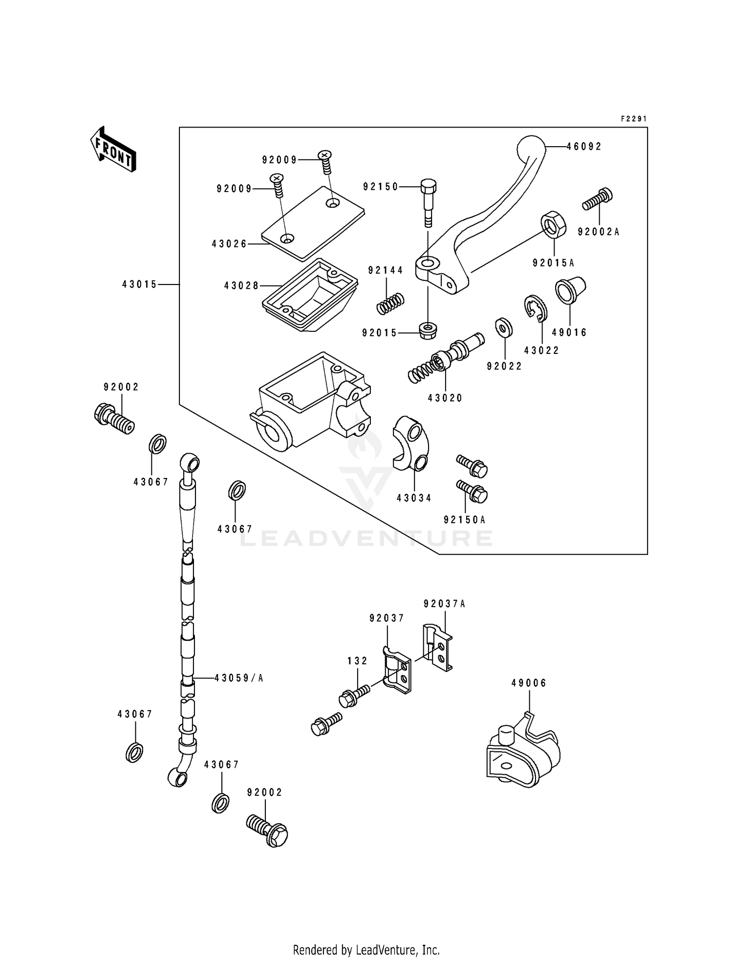 FRONT MASTER CYLINDER