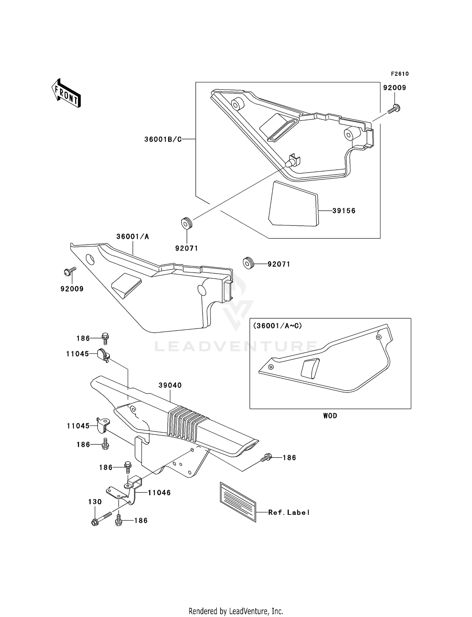 SIDE COVERS/CHAIN COVER