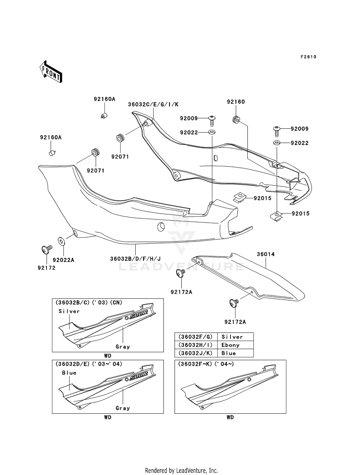 SIDE COVERS/CHAIN COVER