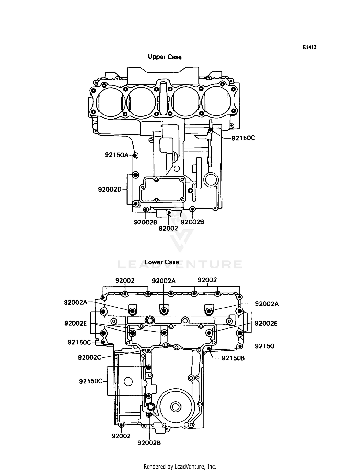 CRANKCASE BOLT PATTERN