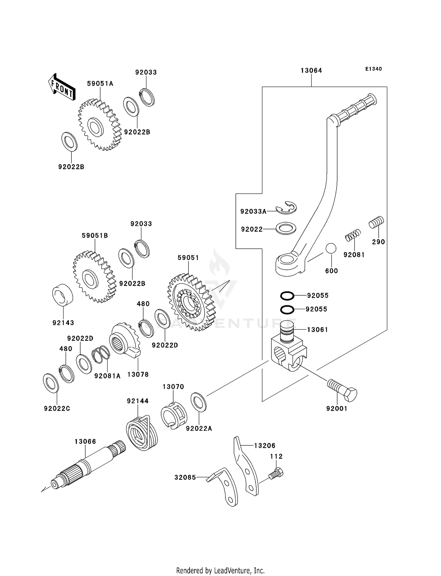 KICKSTARTER MECHANISM