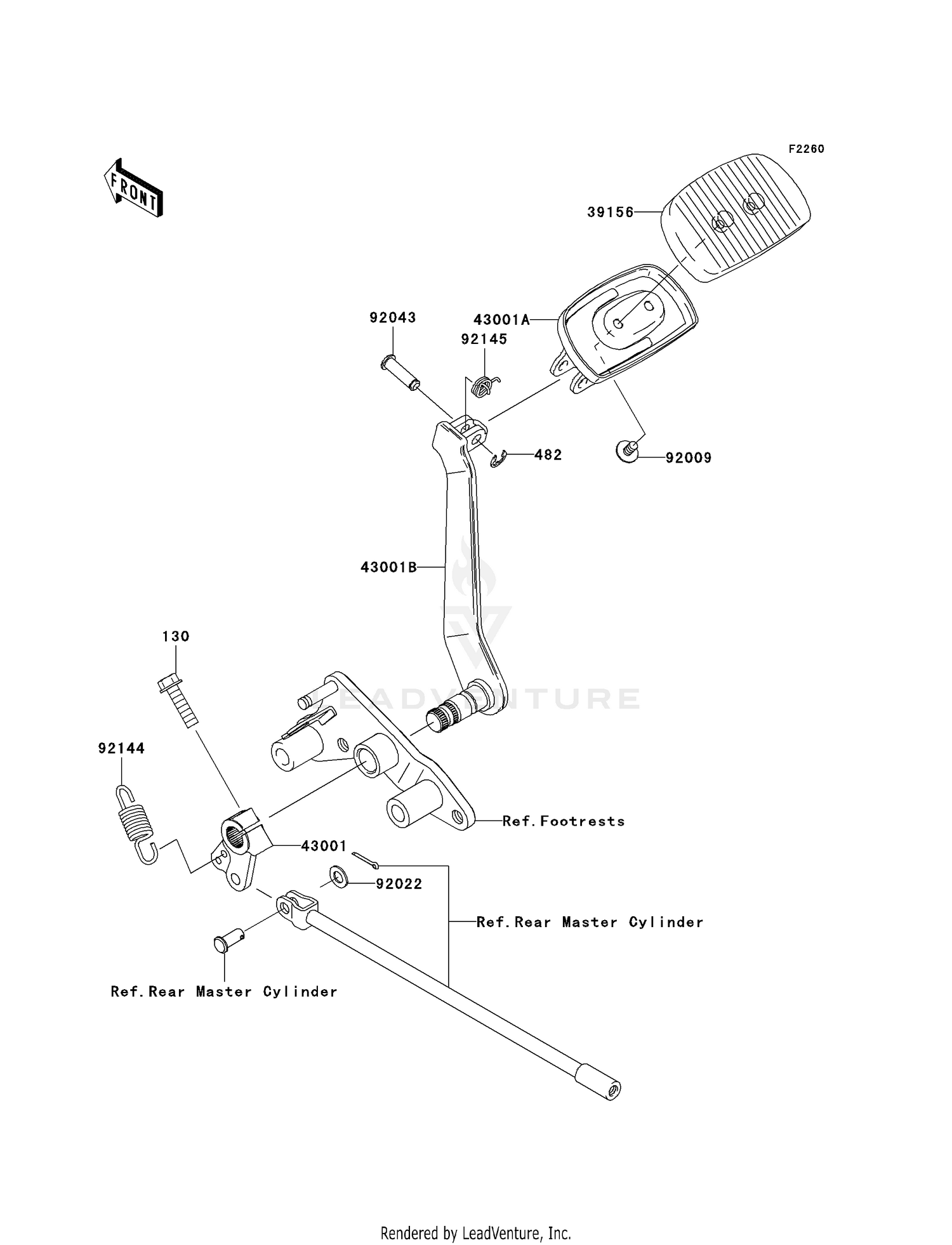 BRAKE PEDAL/TORQUE LINK