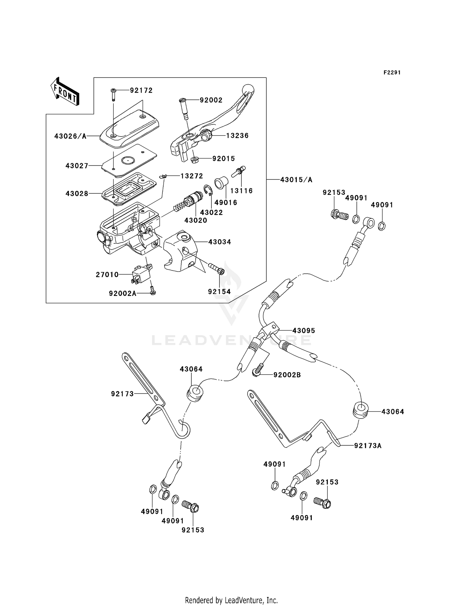 FRONT MASTER CYLINDER