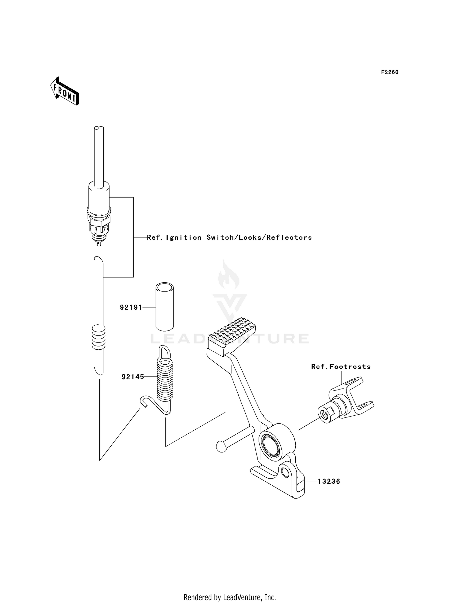 BRAKE PEDAL/TORQUE LINK