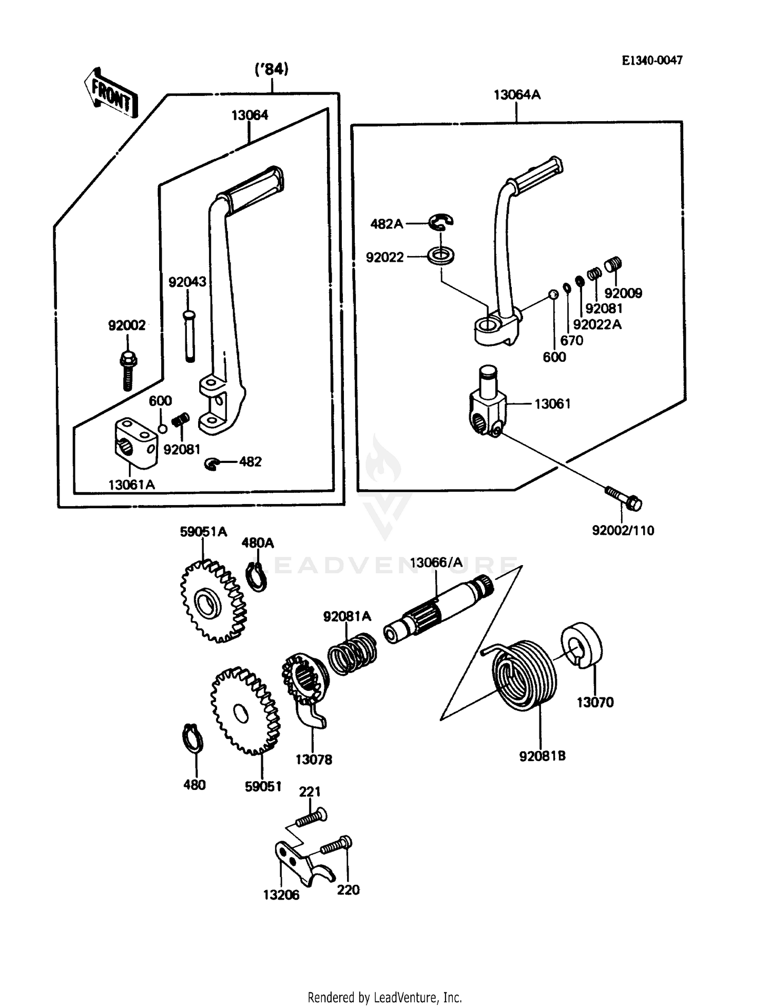 KICKSTARTER MECHANISM