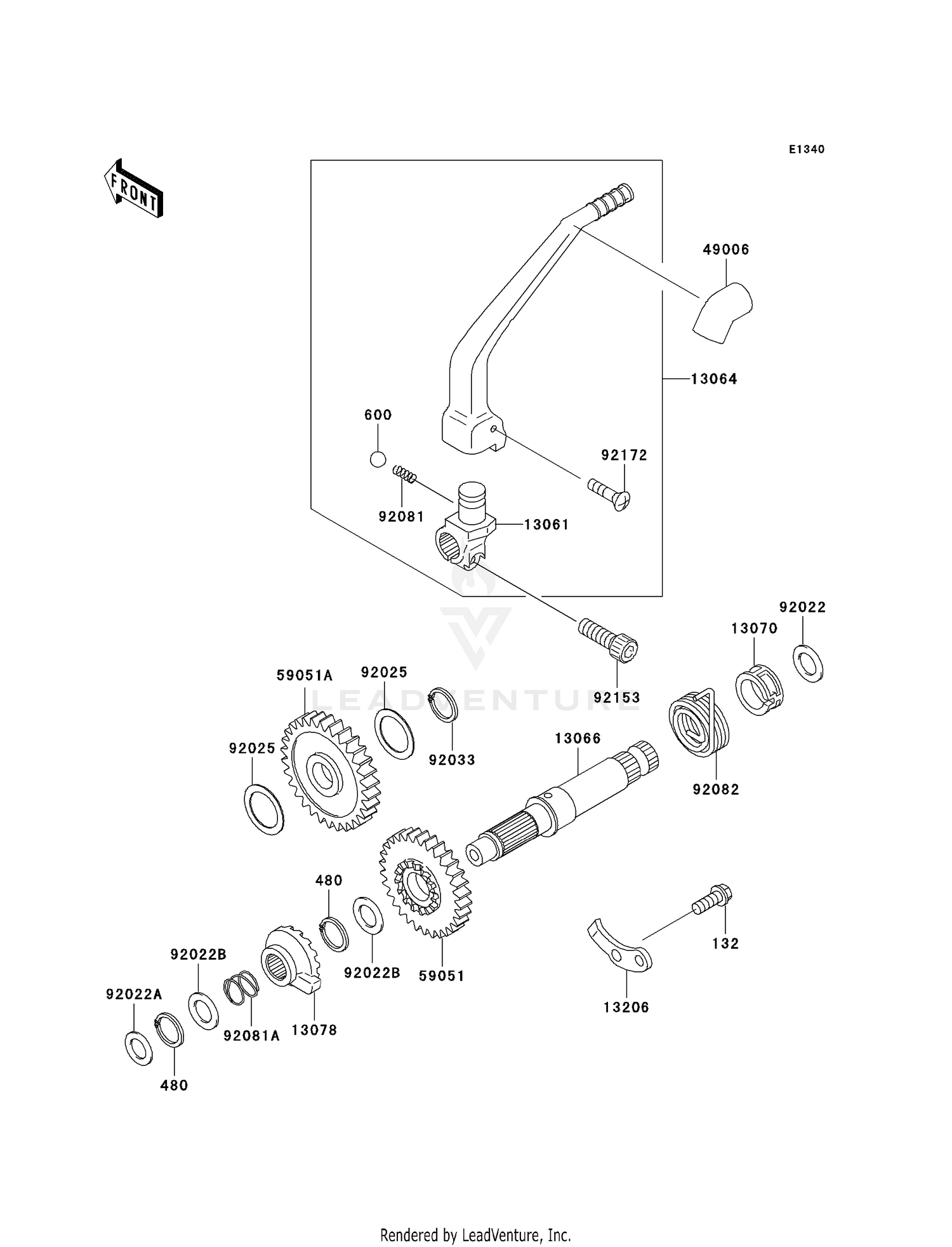 KICKSTARTER MECHANISM