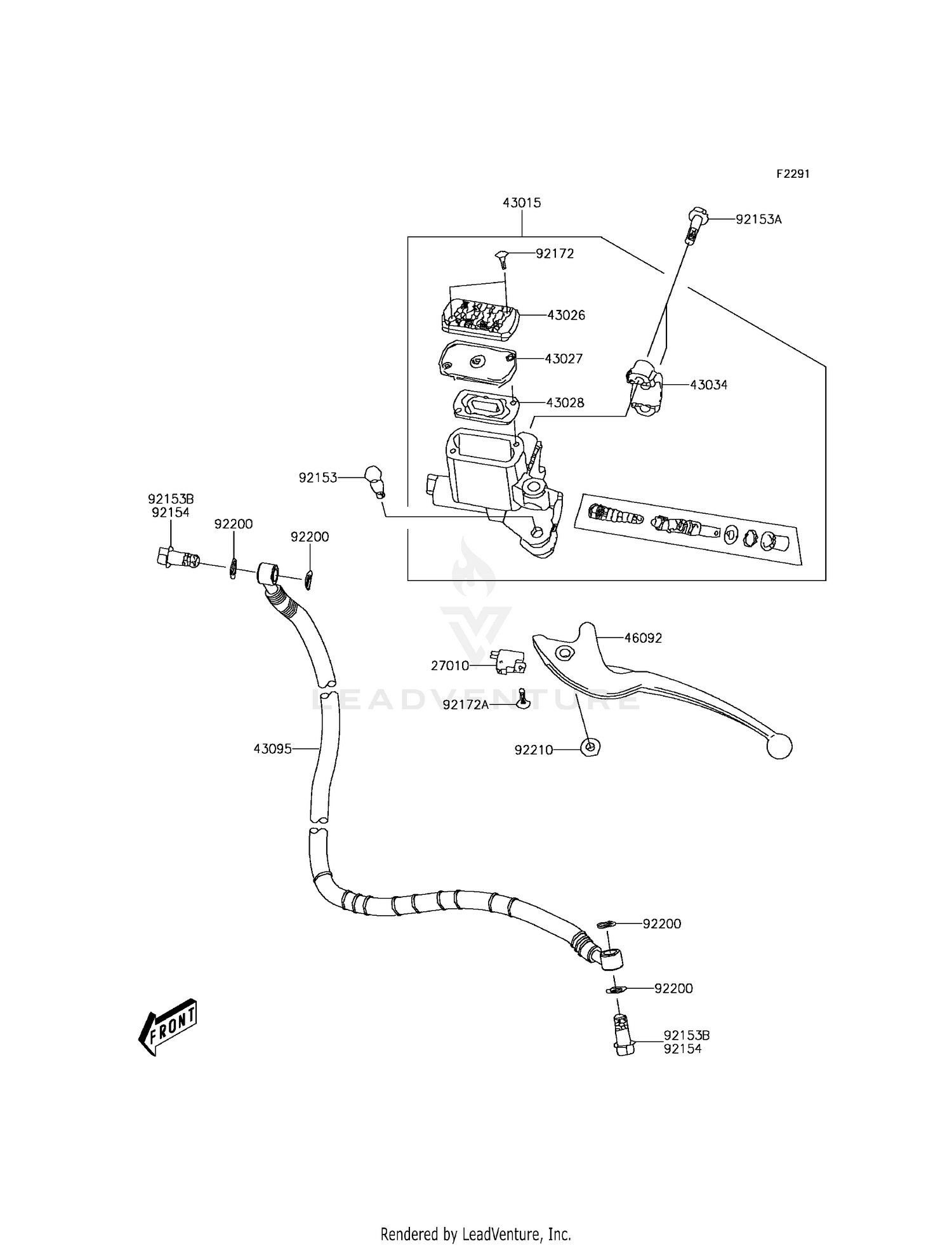 FRONT MASTER CYLINDER