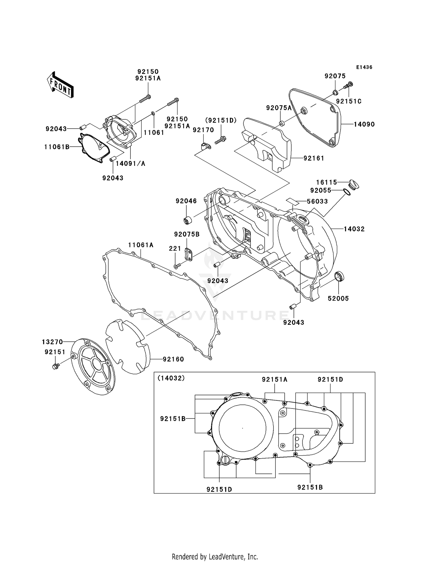 RIGHT ENGINE COVER(S)