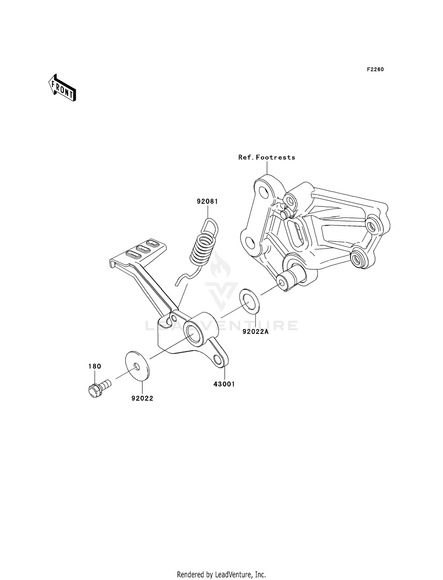 BRAKE PEDAL/TORQUE LINK