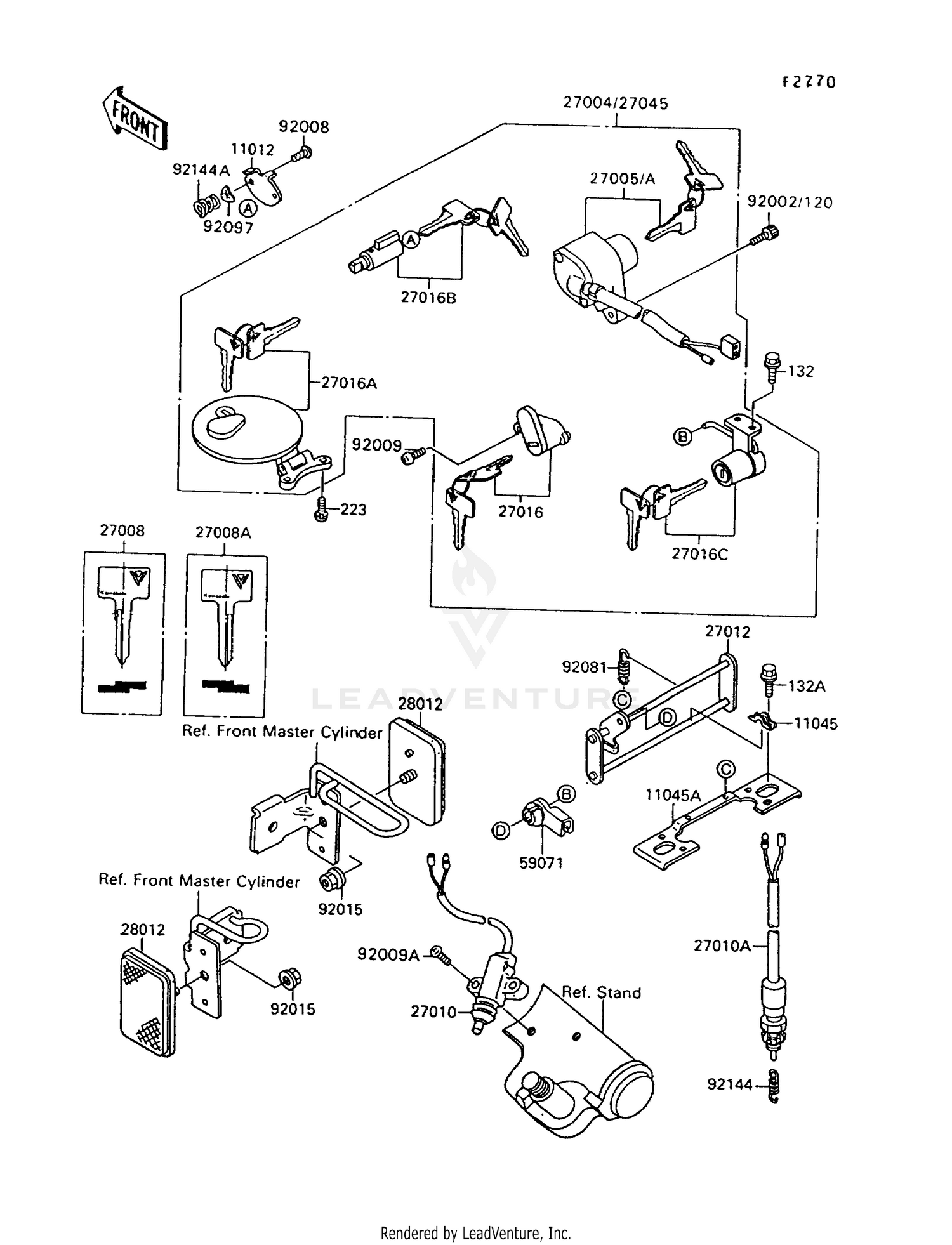 IGNITION SWITCH/LOCKS/REFLECTORS