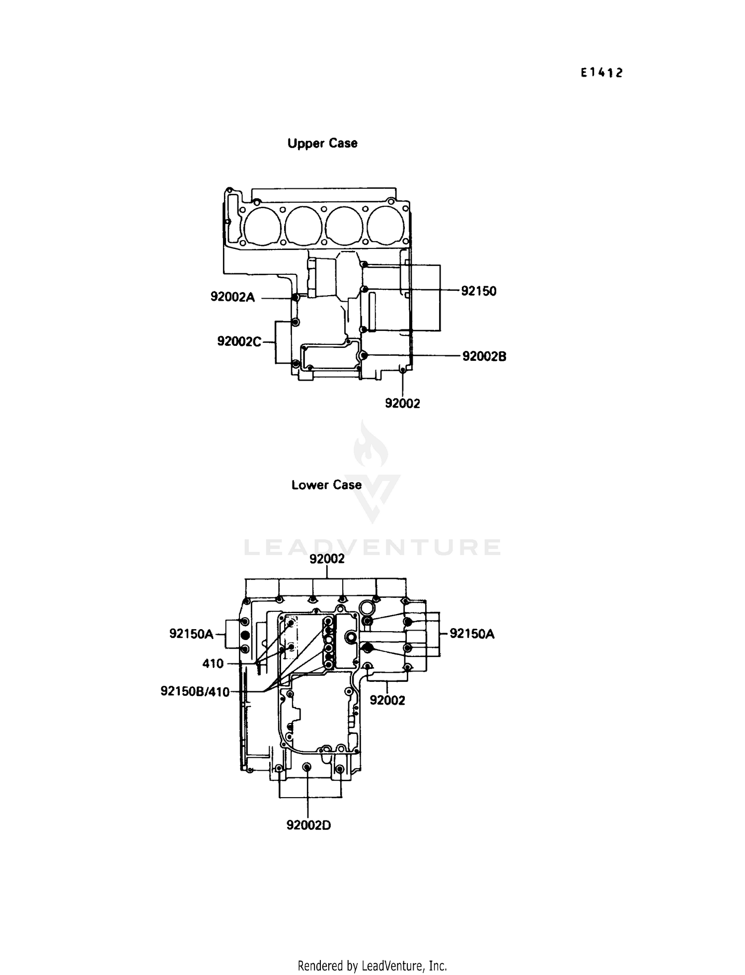 CRANKCASE BOLT PATTERN