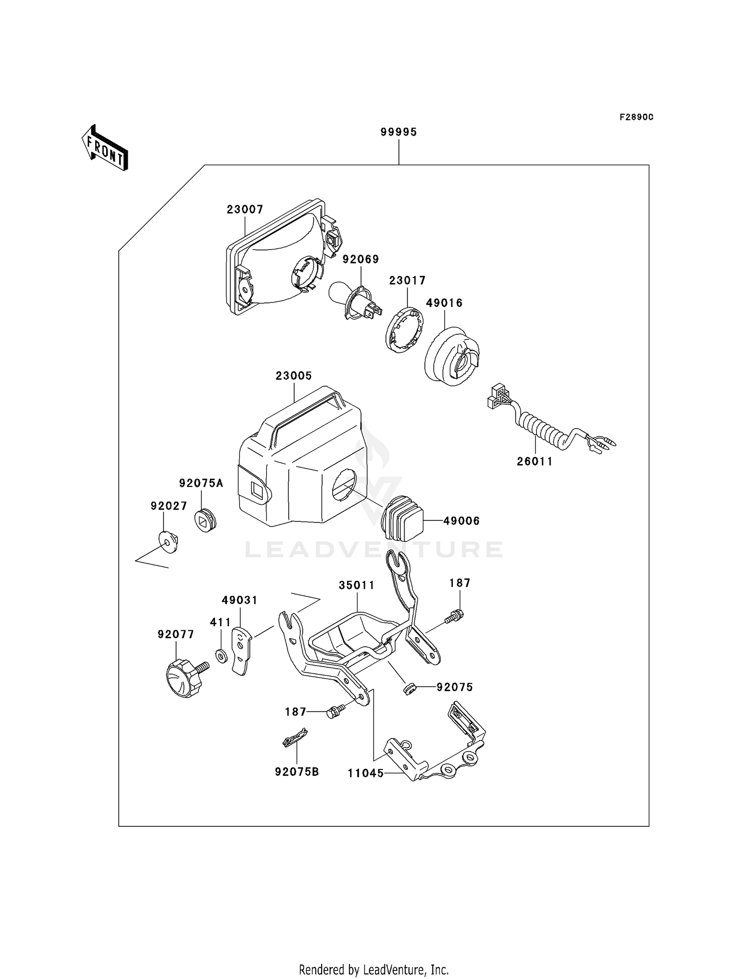 OPTIONAL PARTS (HEADLIGHT)