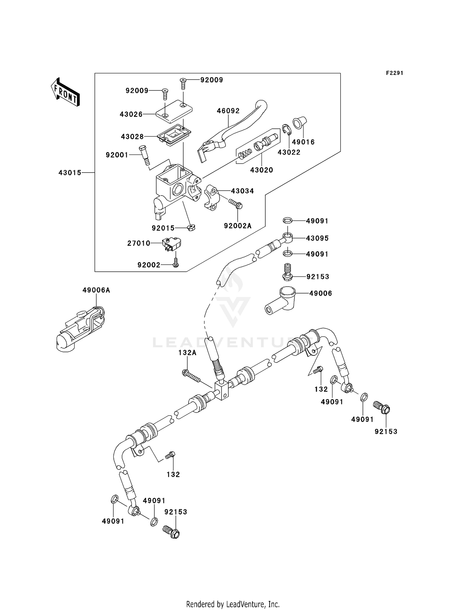 FRONT MASTER CYLINDER