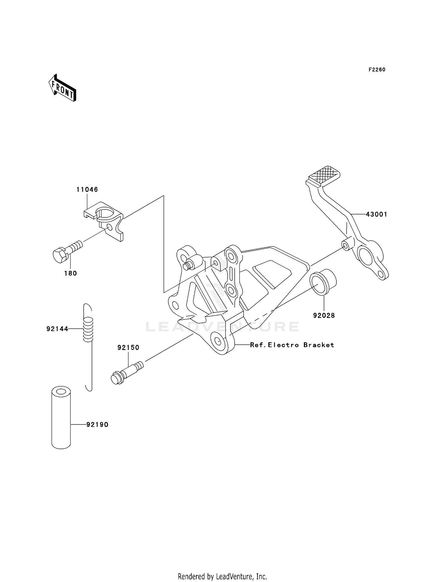 BRAKE PEDAL/TORQUE LINK