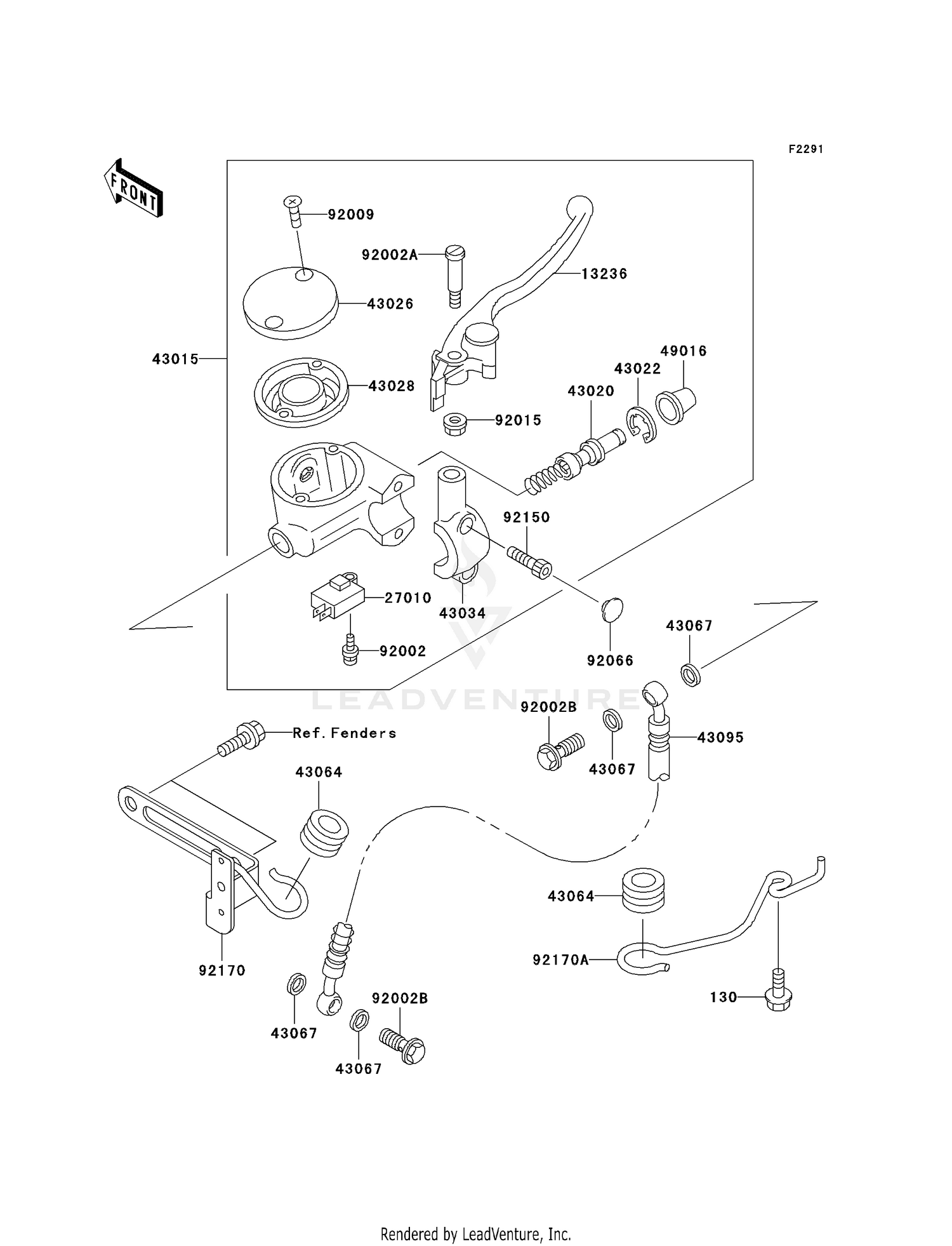 FRONT MASTER CYLINDER