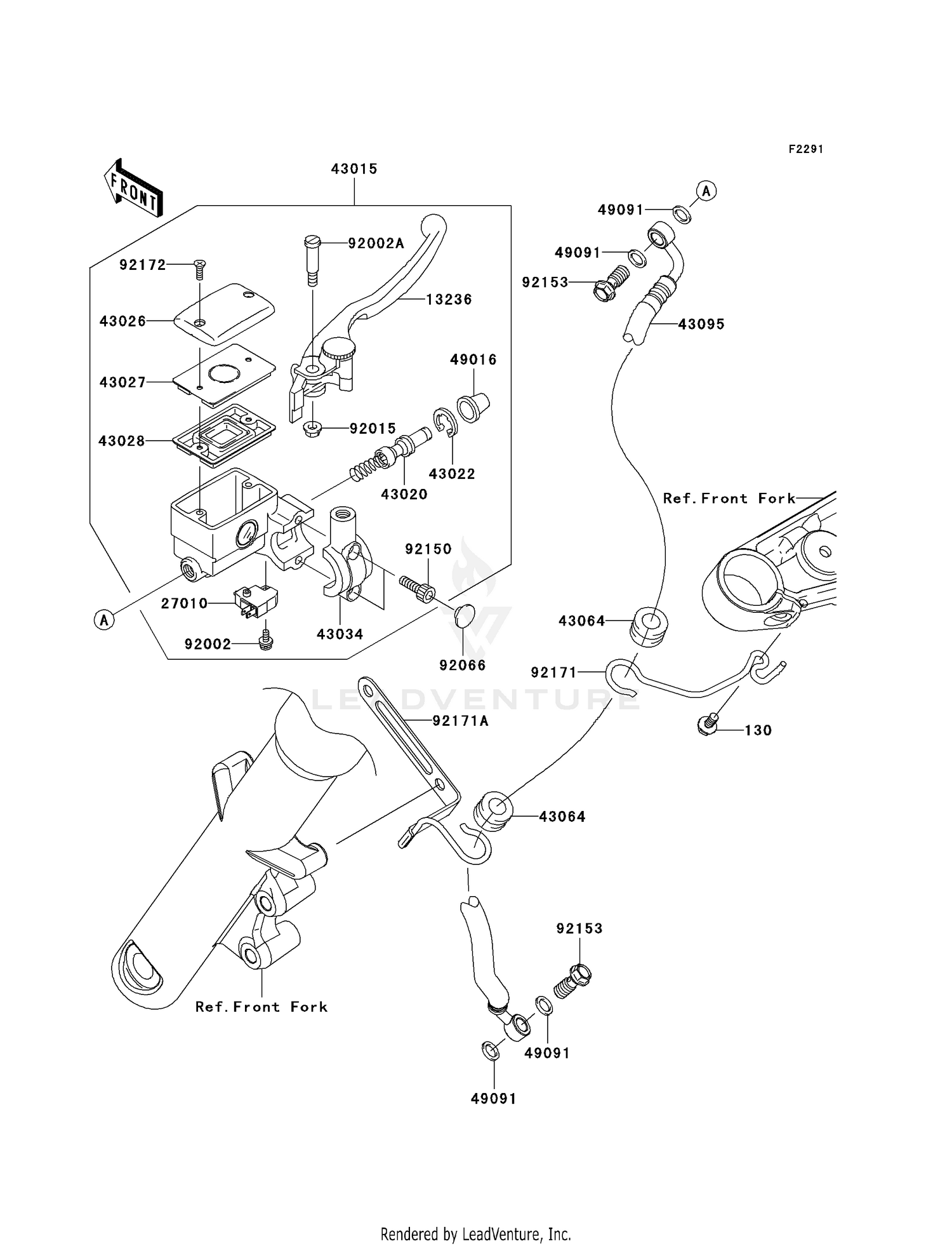 FRONT MASTER CYLINDER