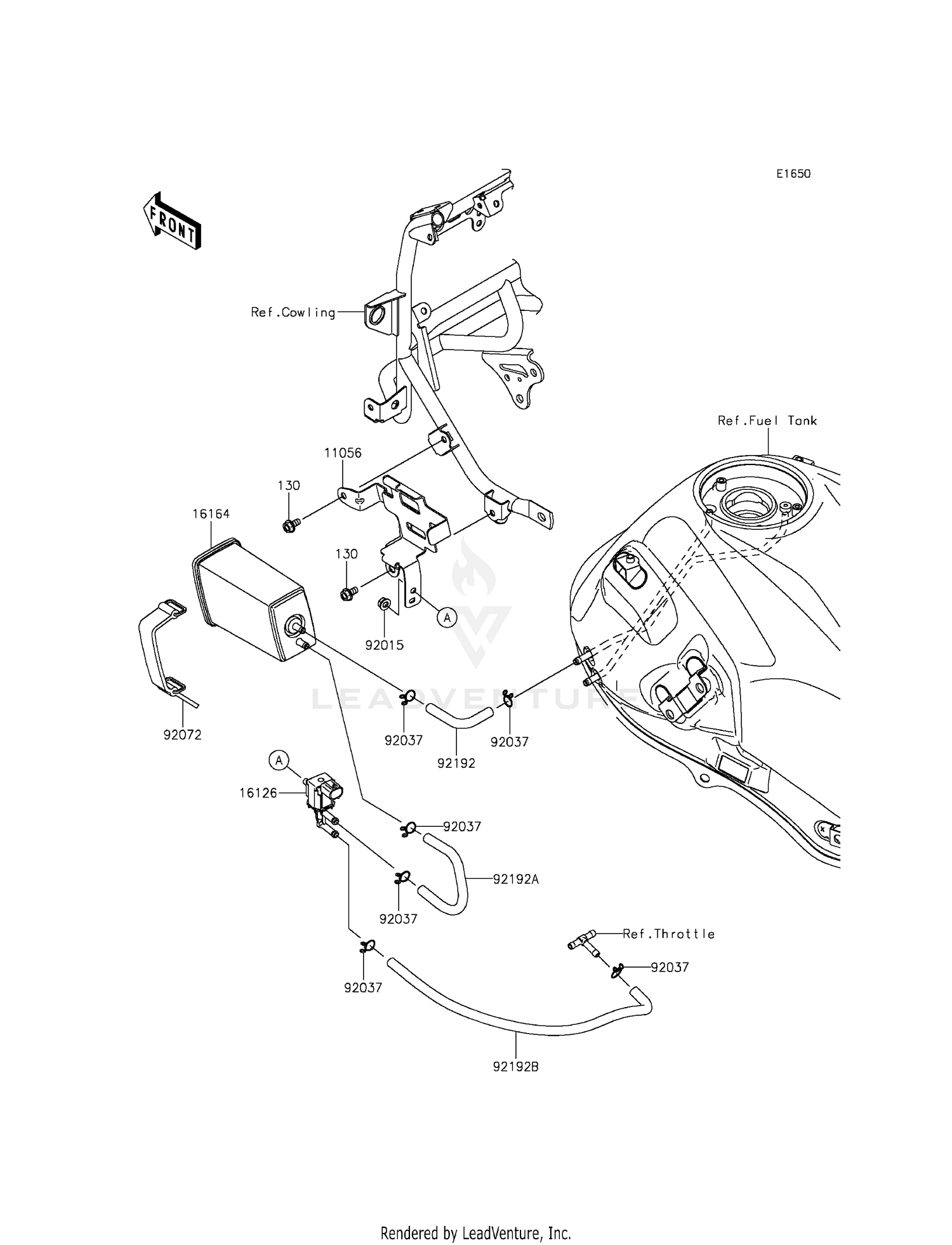 FUEL EVAPORATIVE SYSTEM (CA)