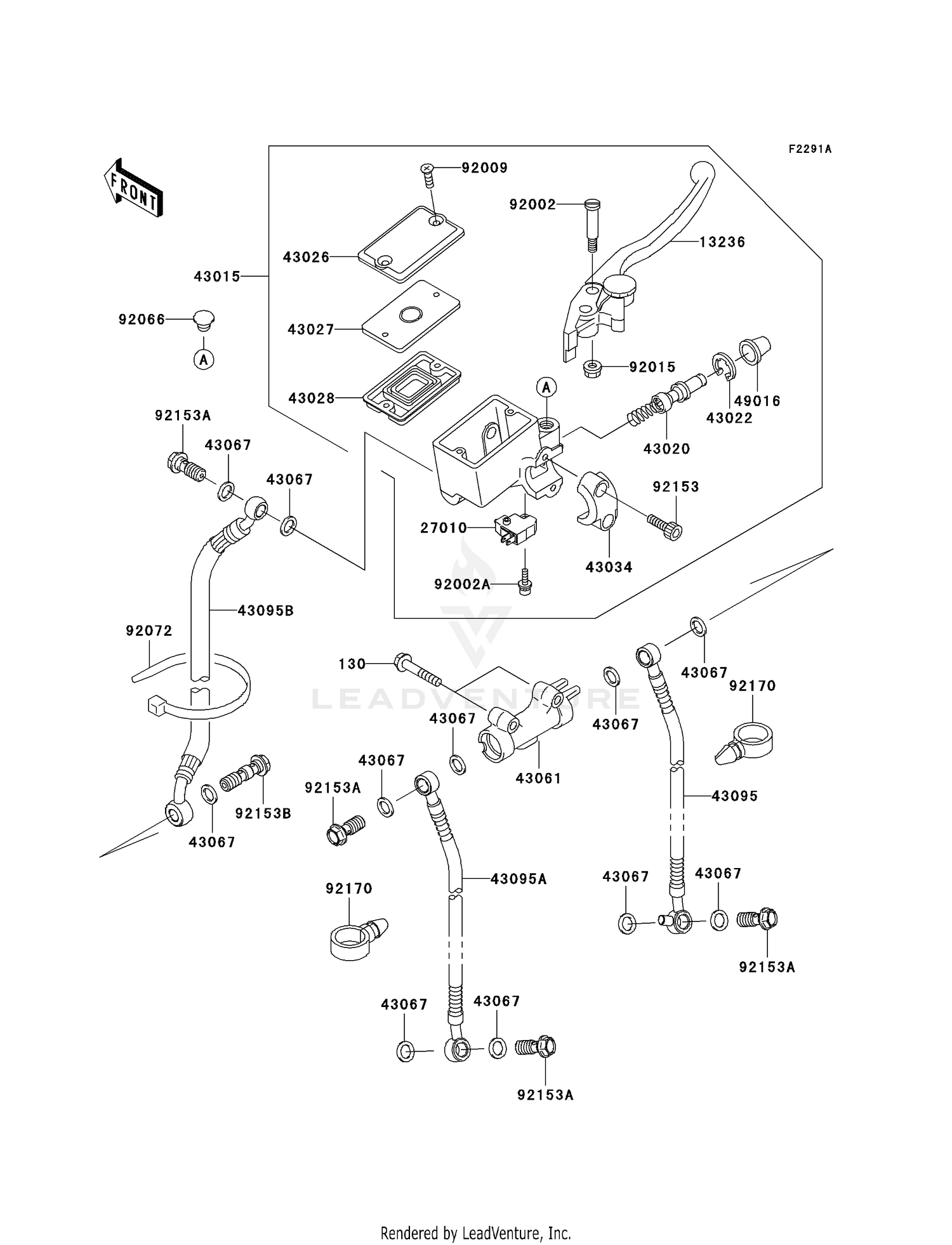 FRONT MASTER CYLINDER (E12/E13)