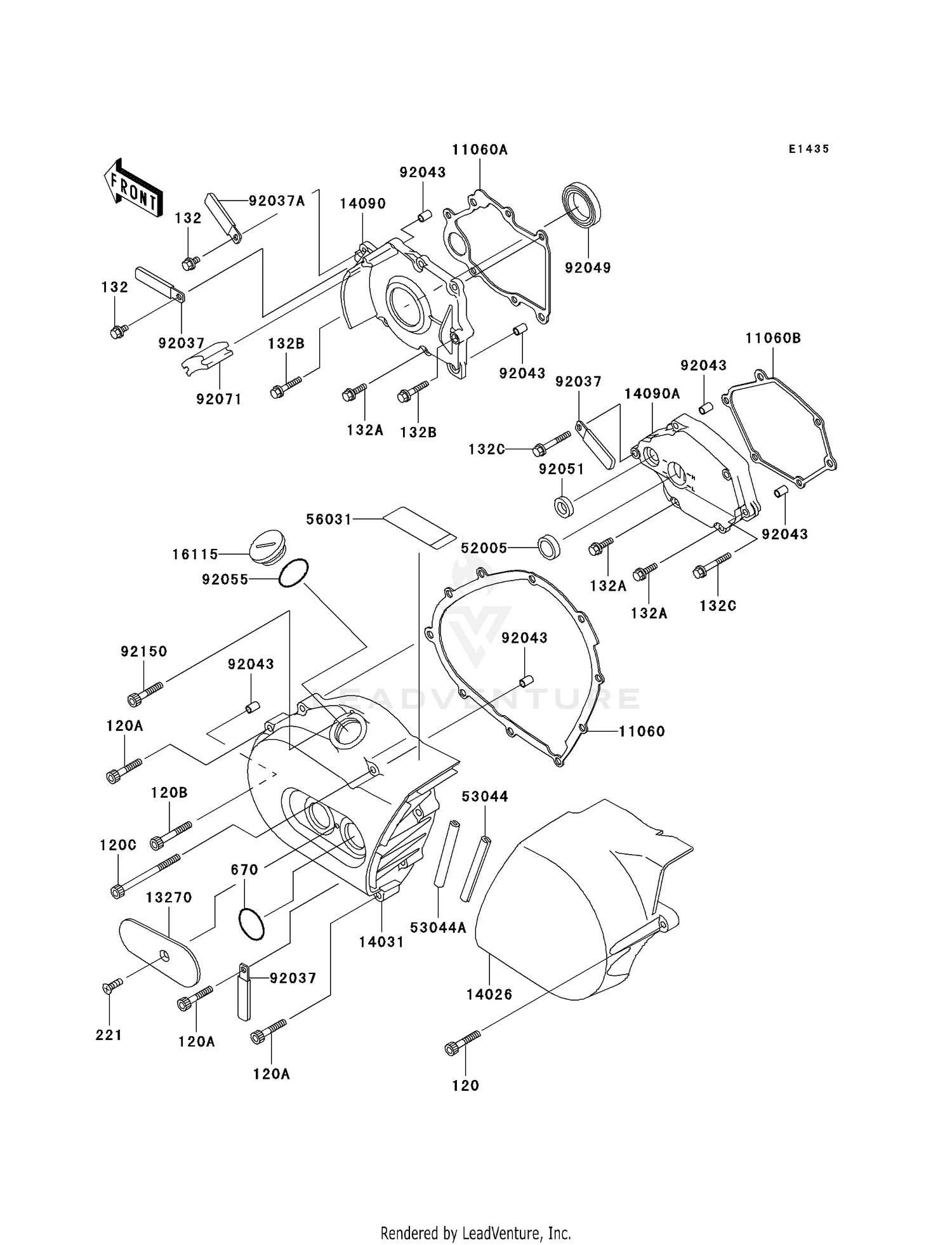 LEFT ENGINE COVER(S)