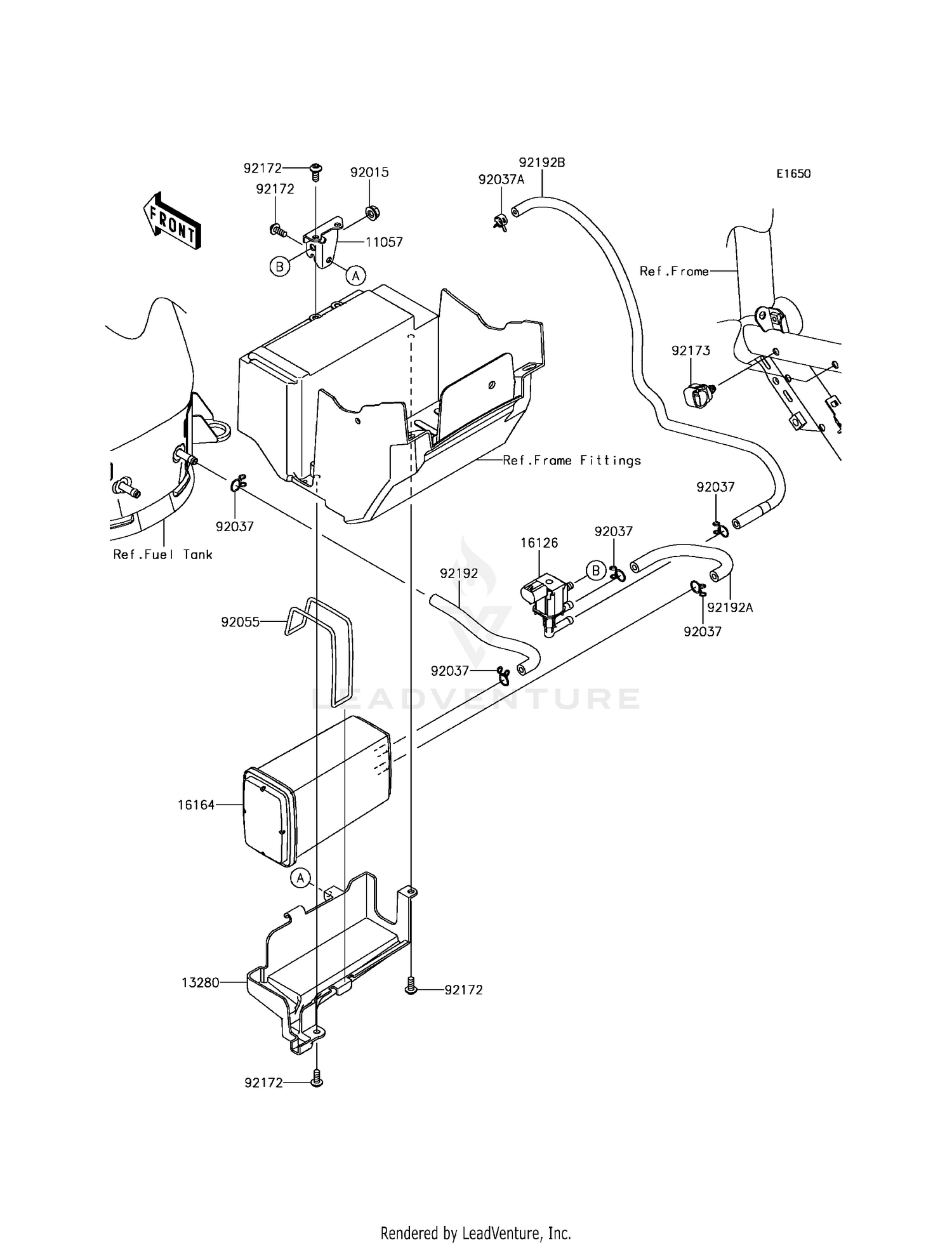FUEL EVAPORATIVE SYSTEM (CA)