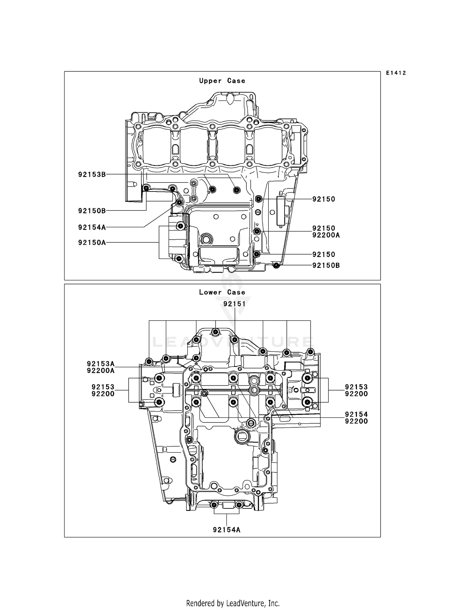 CRANKCASE BOLT PATTERN