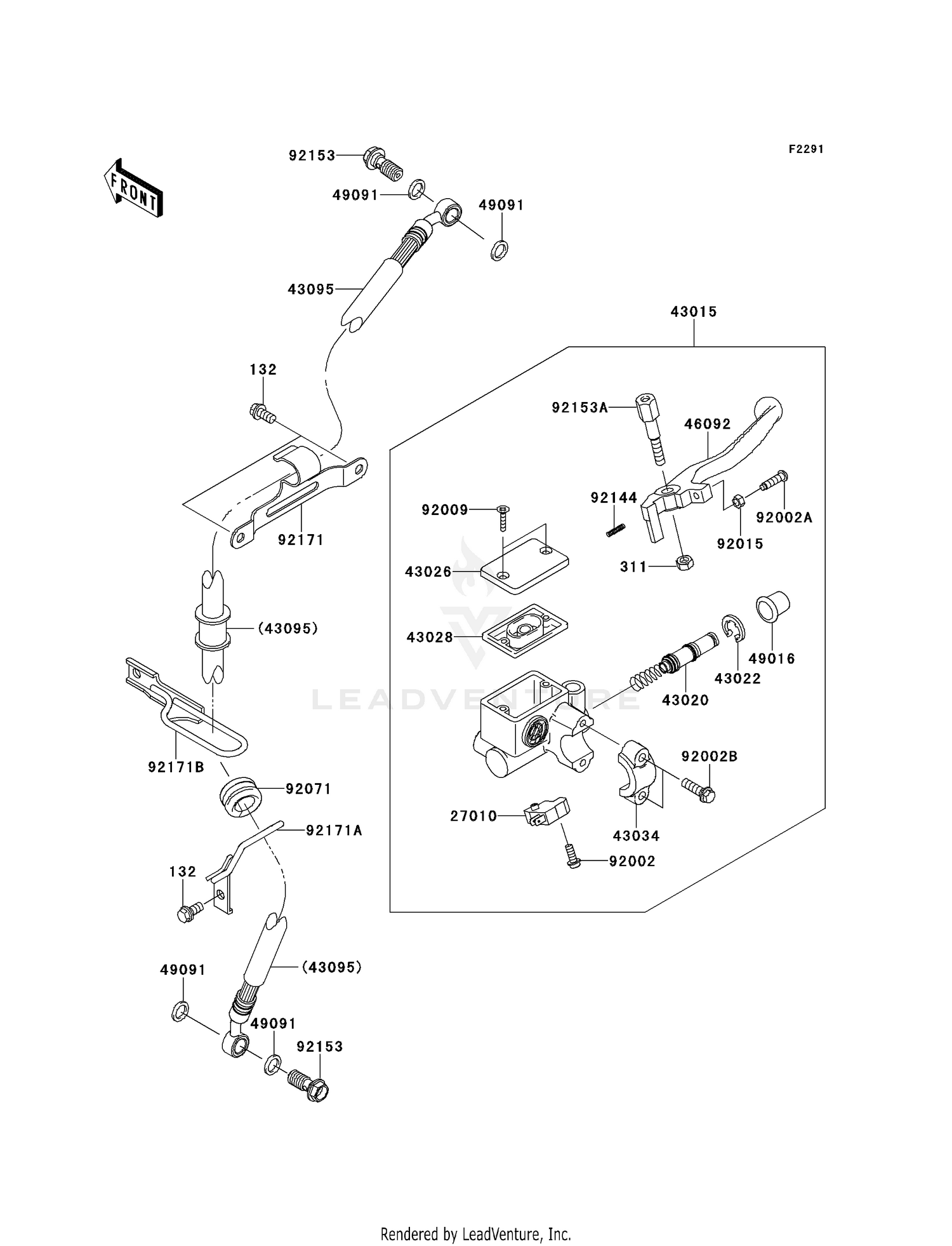 FRONT MASTER CYLINDER